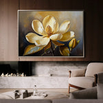 Floral Canvas Wall Art WAD424-F 90 x 60 cm / Stretched on hidden frame