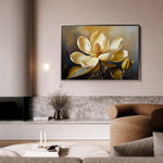 Floral Canvas Wall Art WAD424-F 90 x 60 cm / Stretched on hidden frame