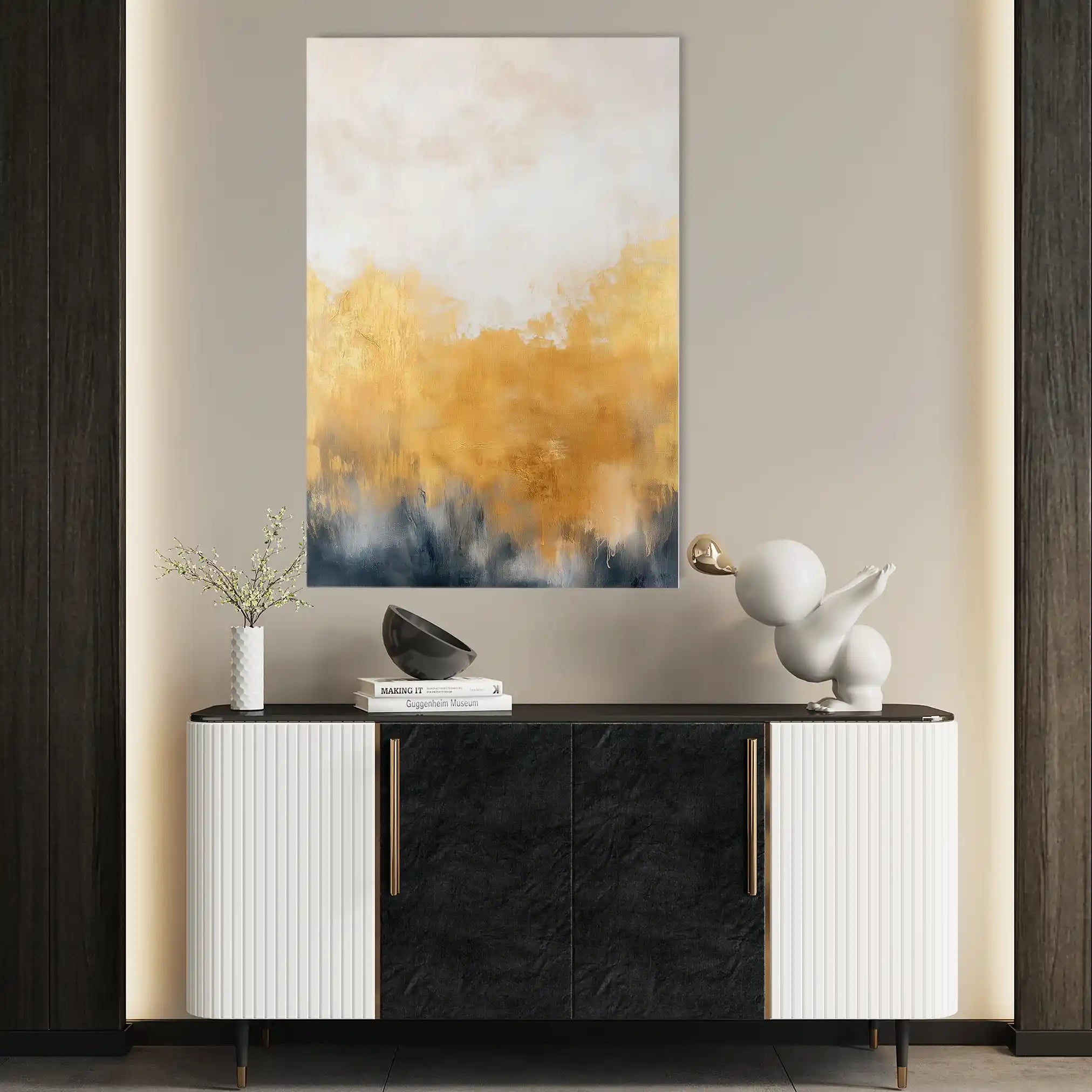 Abstract 425 Canvas Art 60 x 40 cm / Stretched on hidden frame