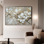 Floral Canvas Wall Art WAD425-F 90 x 60 cm / Stretched on hidden frame
