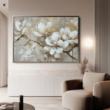 Floral Canvas Wall Art WAD425-F 90 x 60 cm / Stretched on hidden frame