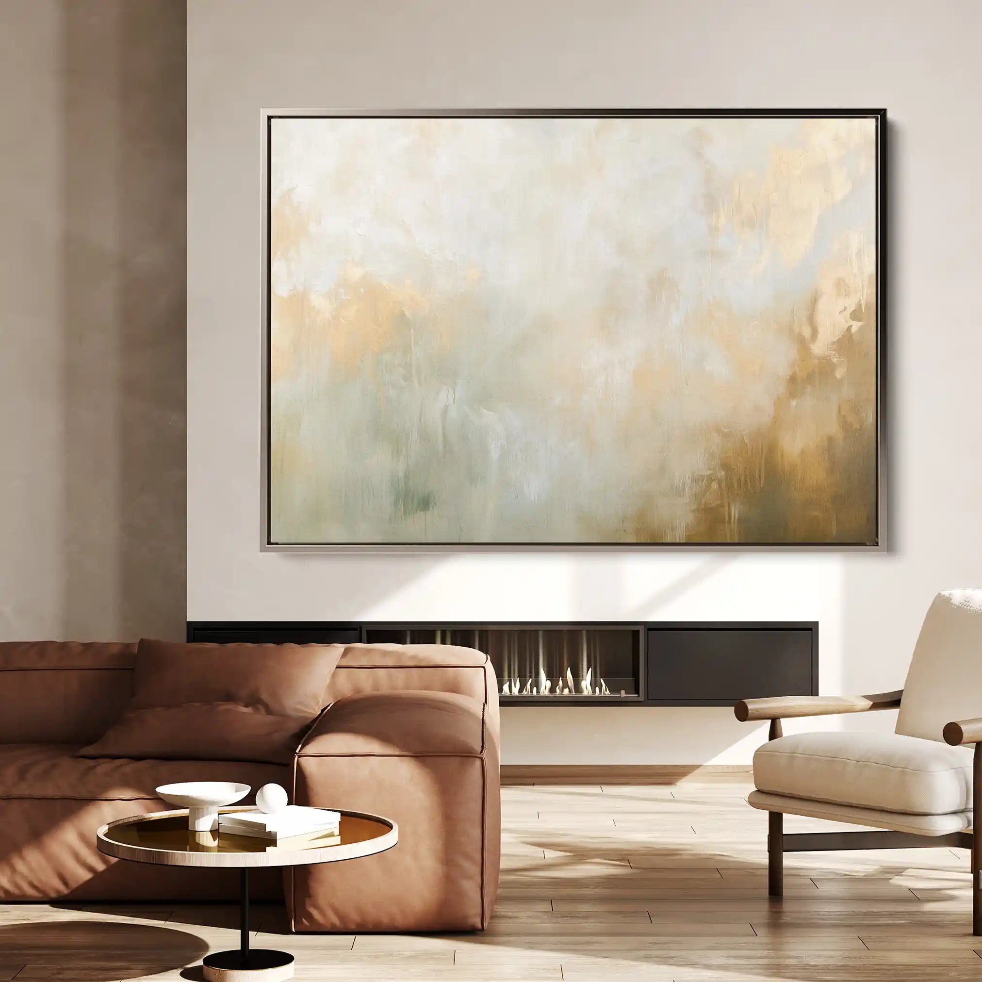 Abstract Canvas Wall Art WAD426-A 90 x 60 cm / Stretched on hidden frame