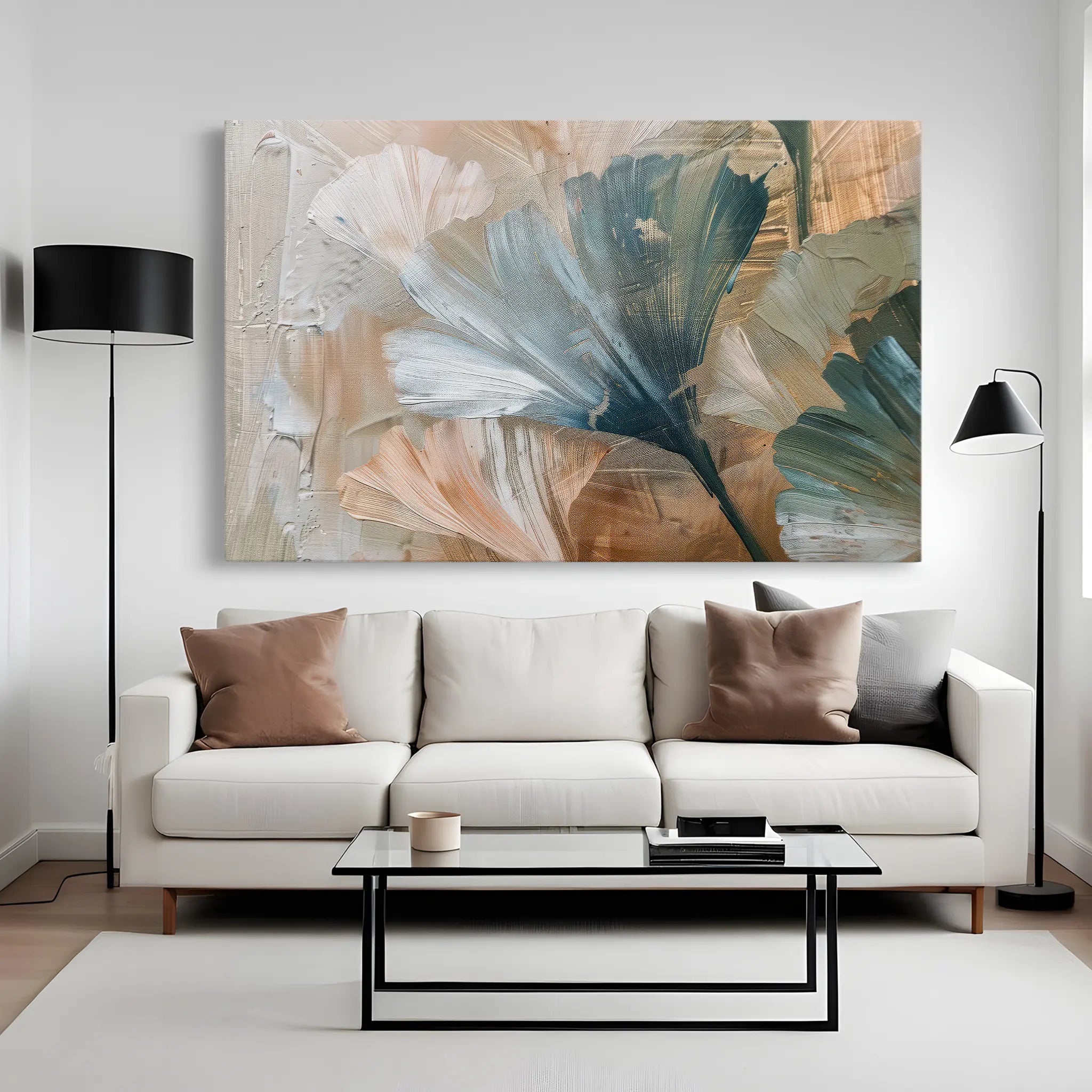 Floral Canvas Wall Art WAD426-F 90 x 60 cm / Stretched on hidden frame