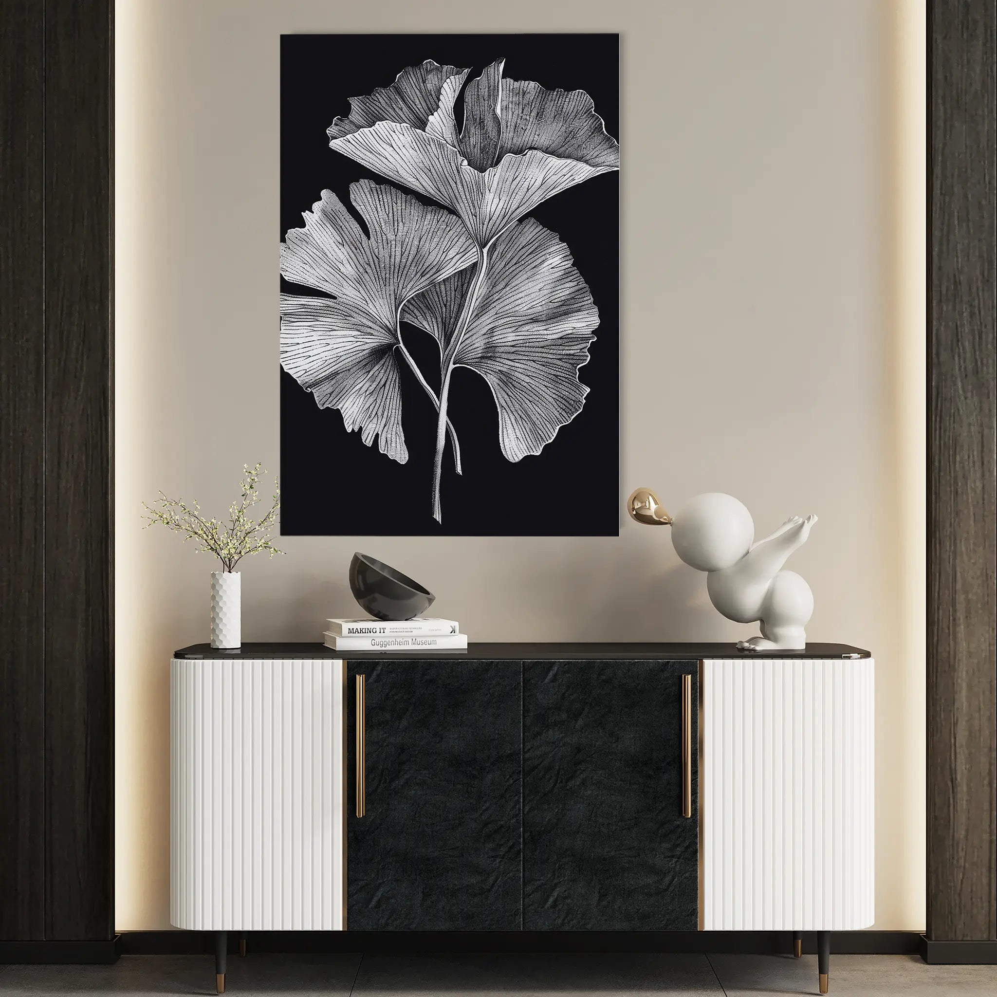 Floral Canvas Wall Art WAD427-F 90 x 60 cm / Stretched on hidden frame