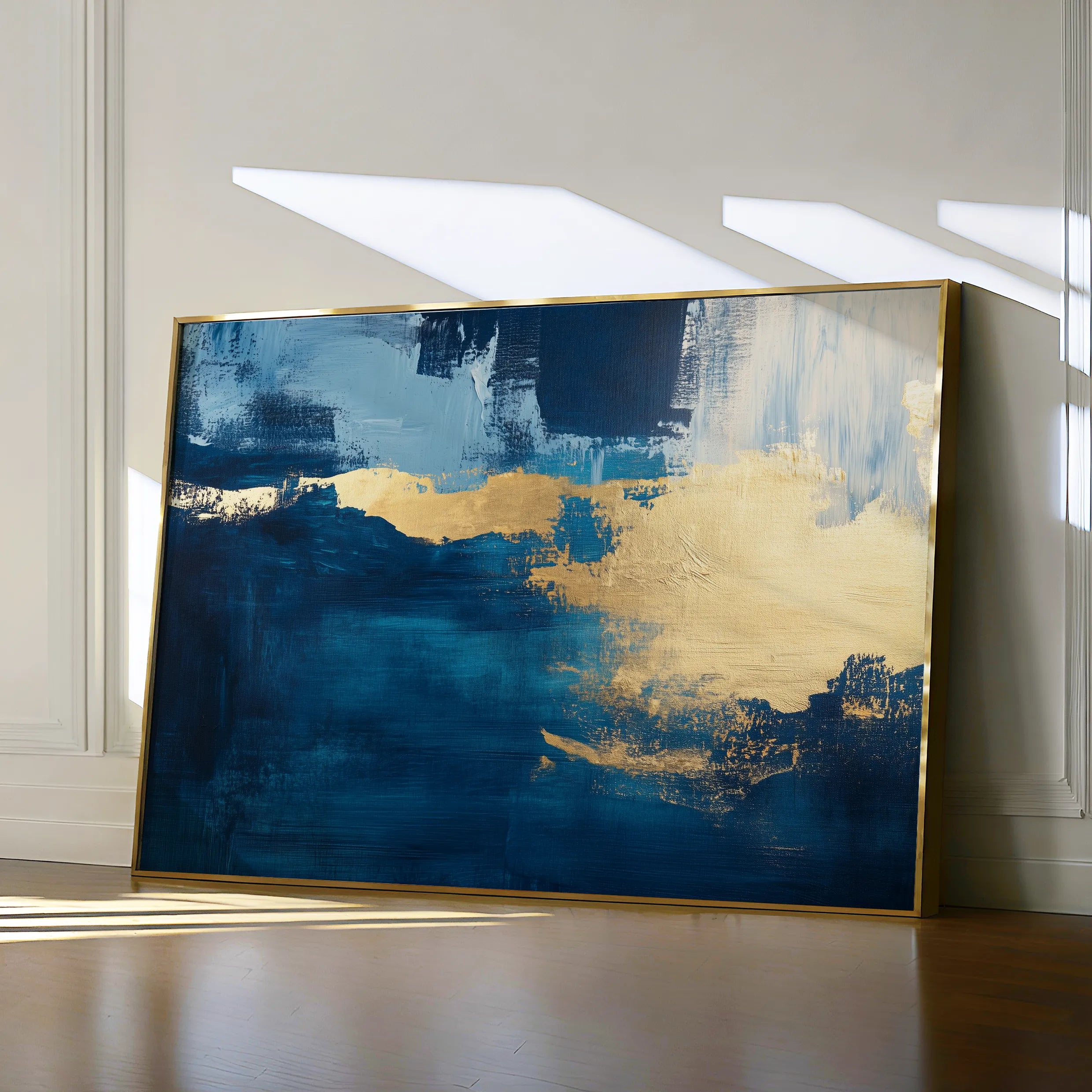 Abstract Canvas Wall Art WAD428-A 90 x 60 cm / Stretched on hidden frame