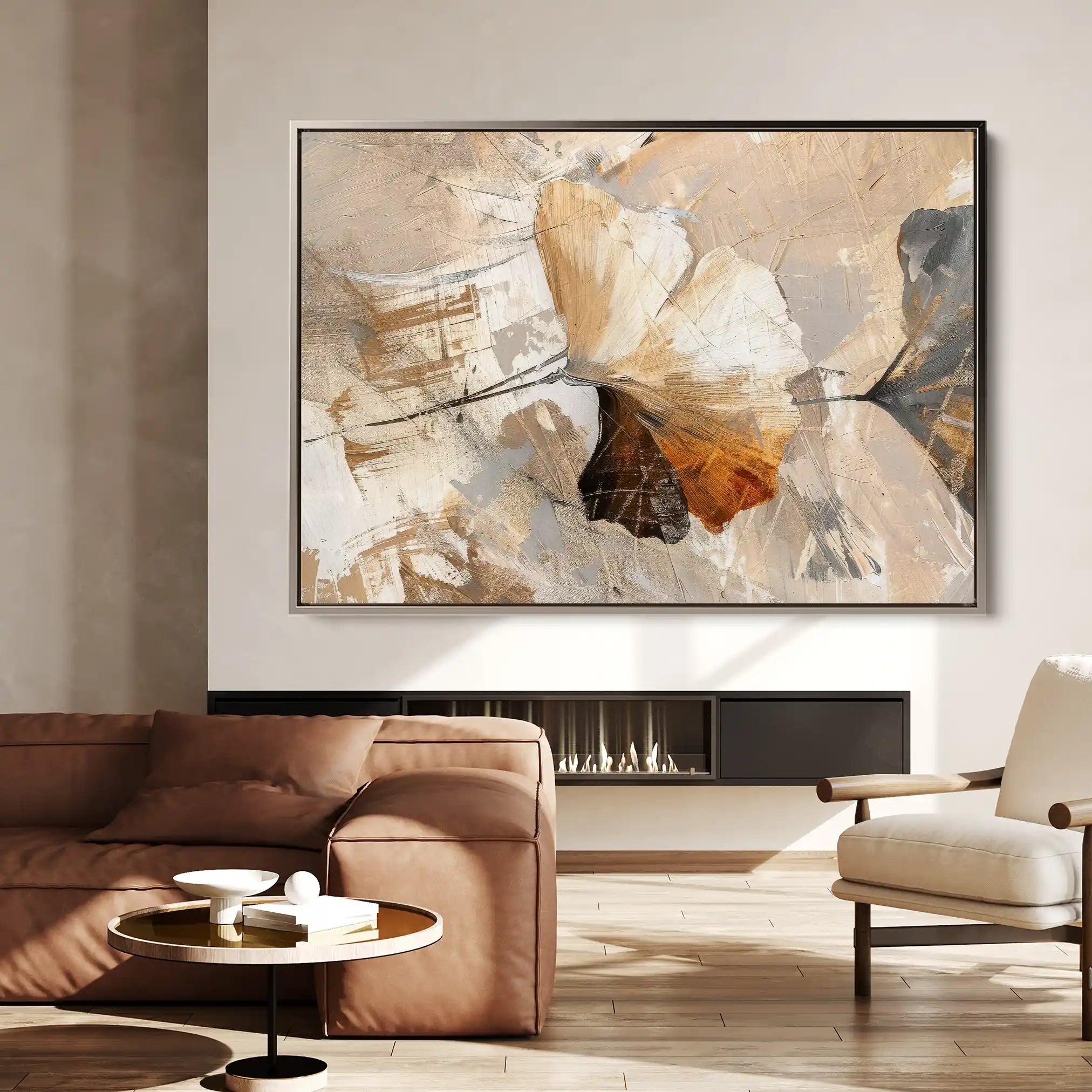 Floral Canvas Wall Art WAD428-F 90 x 60 cm / Stretched on hidden frame