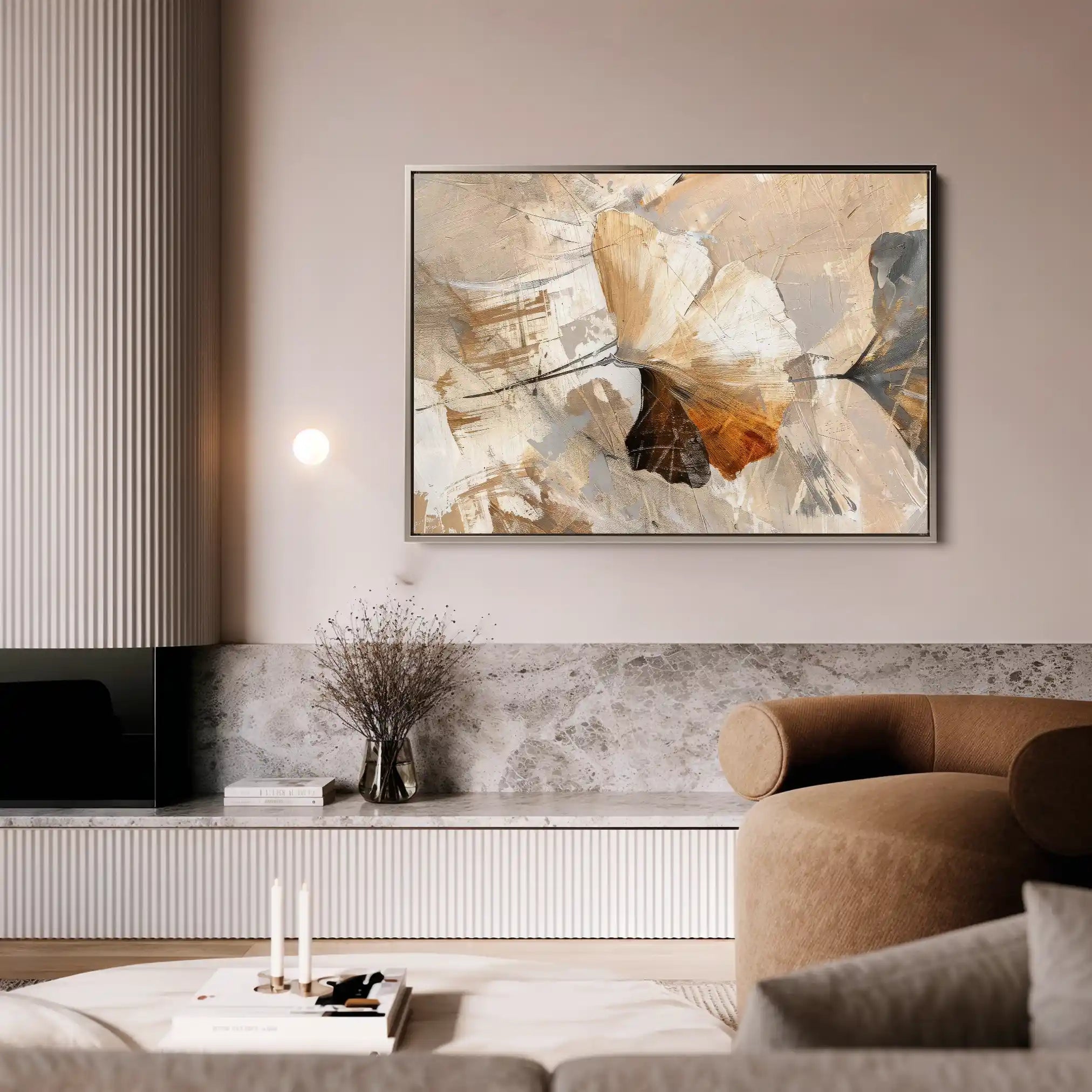 Floral Canvas Wall Art WAD428-F 90 x 60 cm / Stretched on hidden frame