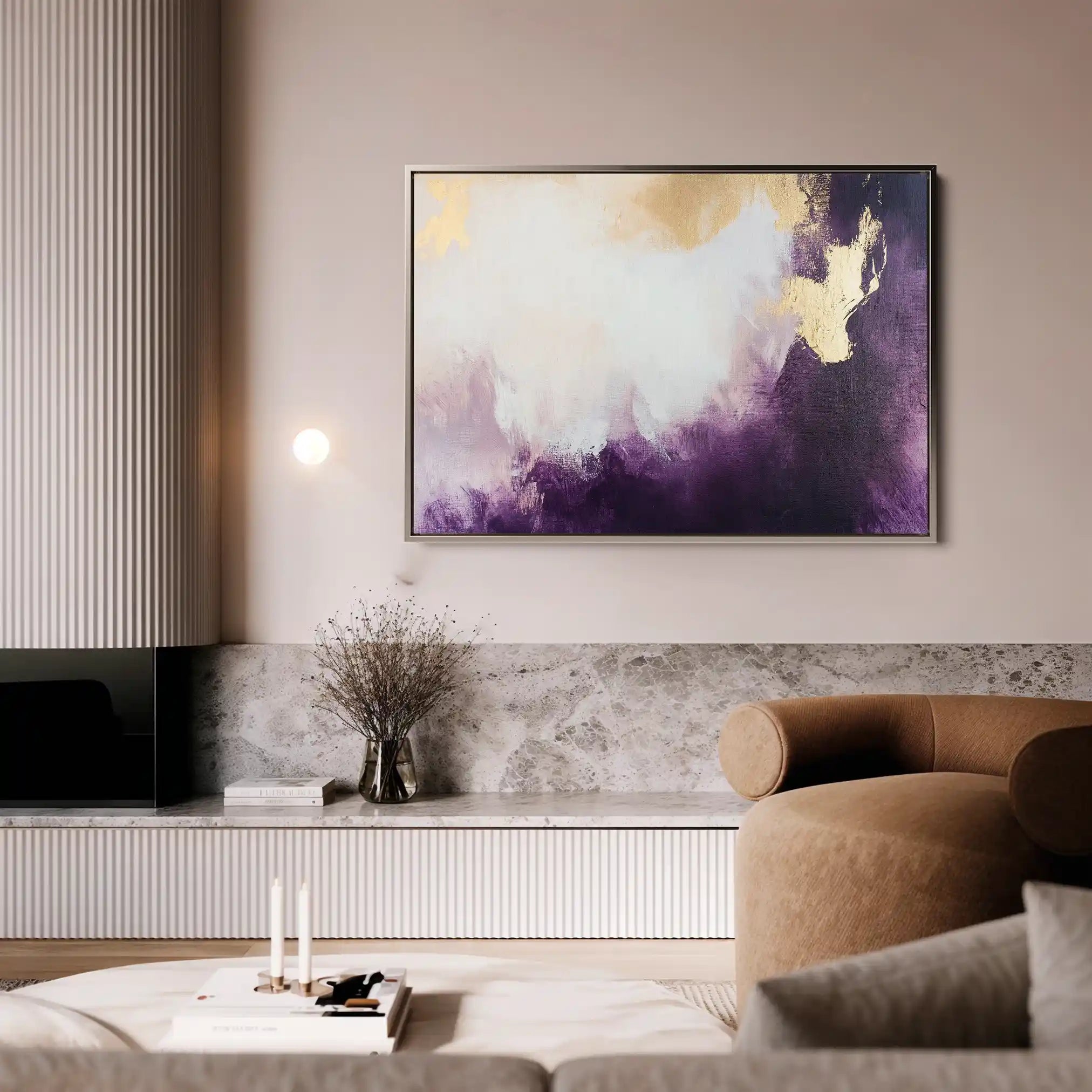 Abstract 430 Canvas Art 60 x 40 cm / Stretched on hidden frame