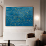 Floral Canvas Wall Art WAD430-F 90 x 60 cm / Stretched on hidden frame