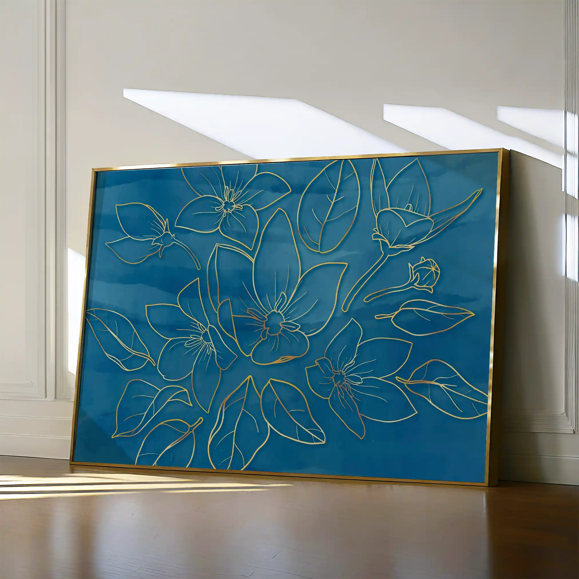 Floral Canvas Wall Art WAD430-F 90 x 60 cm / Stretched on hidden frame