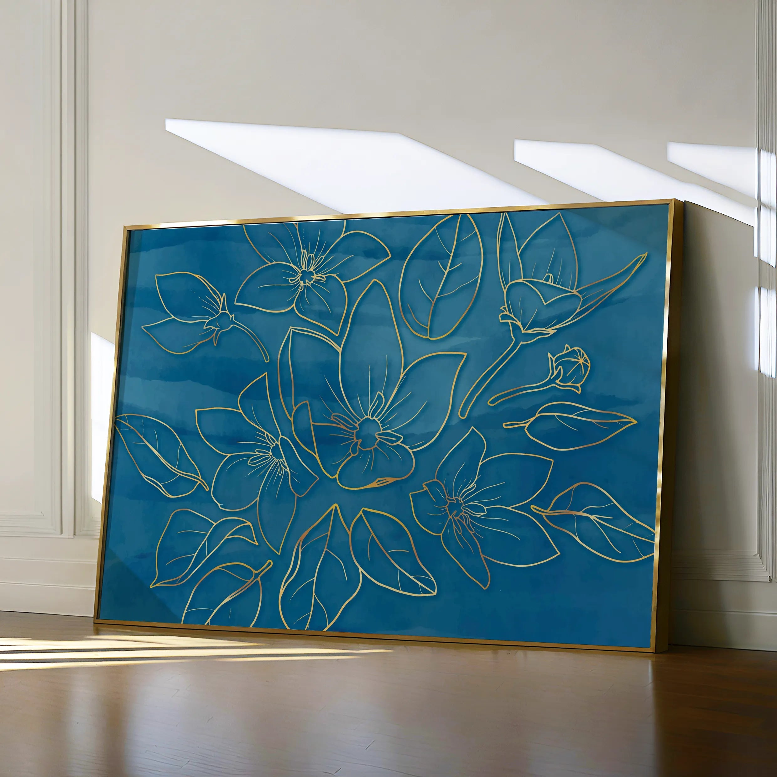 Floral Canvas Wall Art WAD430-F 90 x 60 cm / Stretched on hidden frame