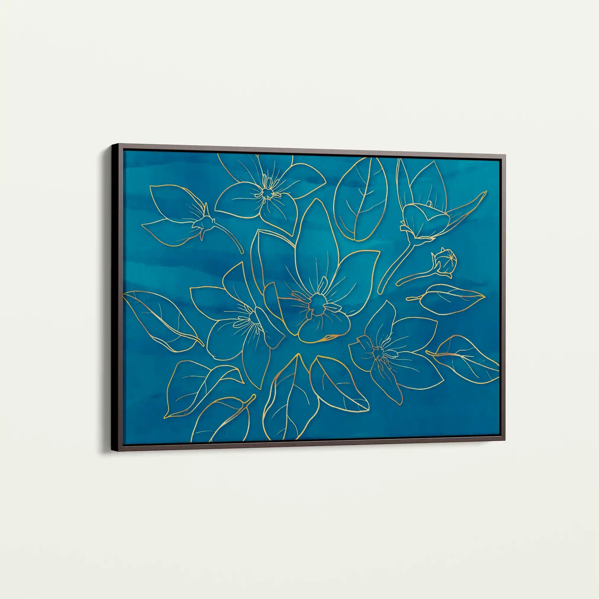 Floral Canvas Wall Art WAD430-F 90 x 60 cm / Stretched on hidden frame