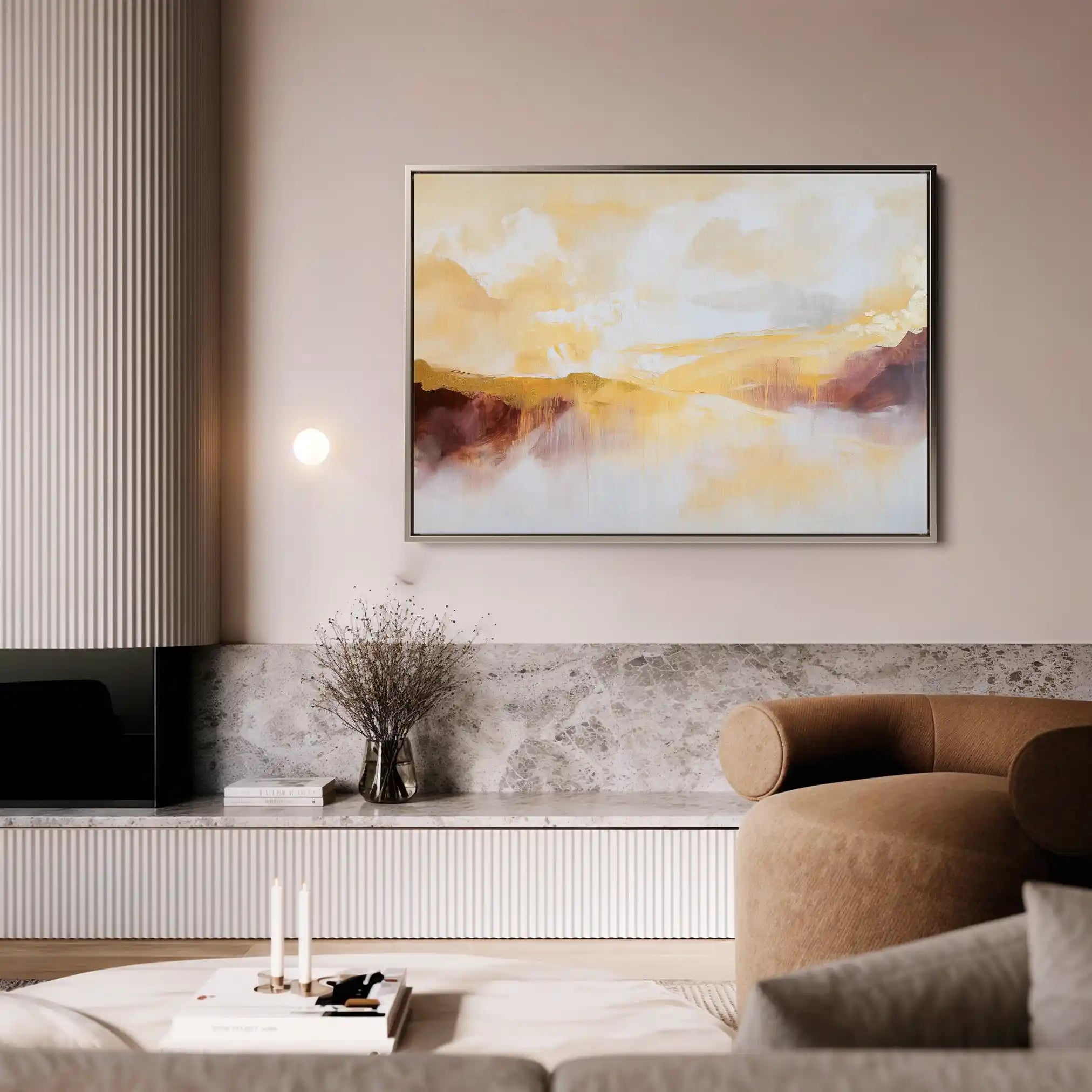 Abstract 432 Canvas Art 60 x 40 cm / Stretched on hidden frame