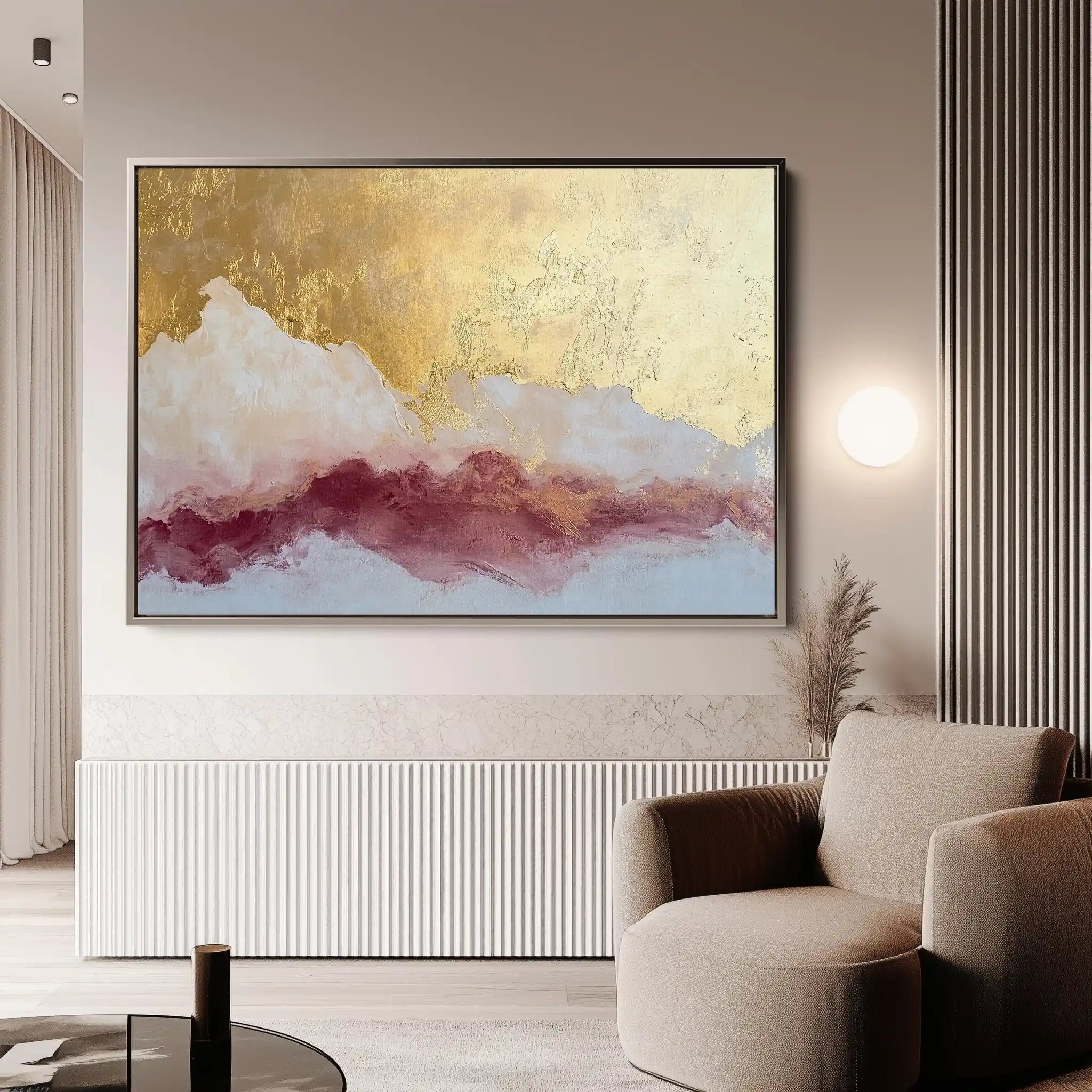 Abstract 433 Canvas Art 60 x 40 cm / Stretched on hidden frame