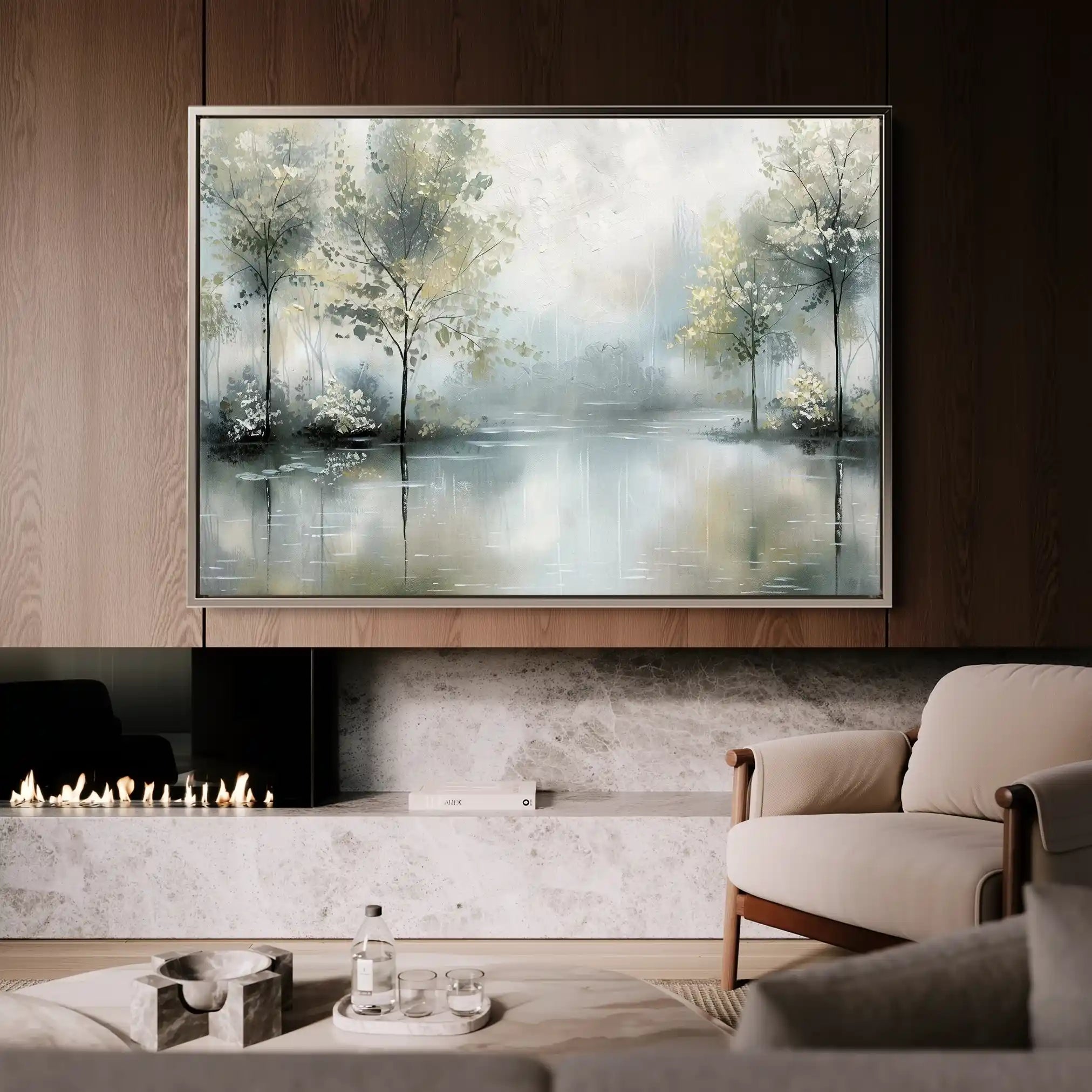 Floral Canvas Wall Art WAD434-F 90 x 60 cm / Stretched on hidden frame