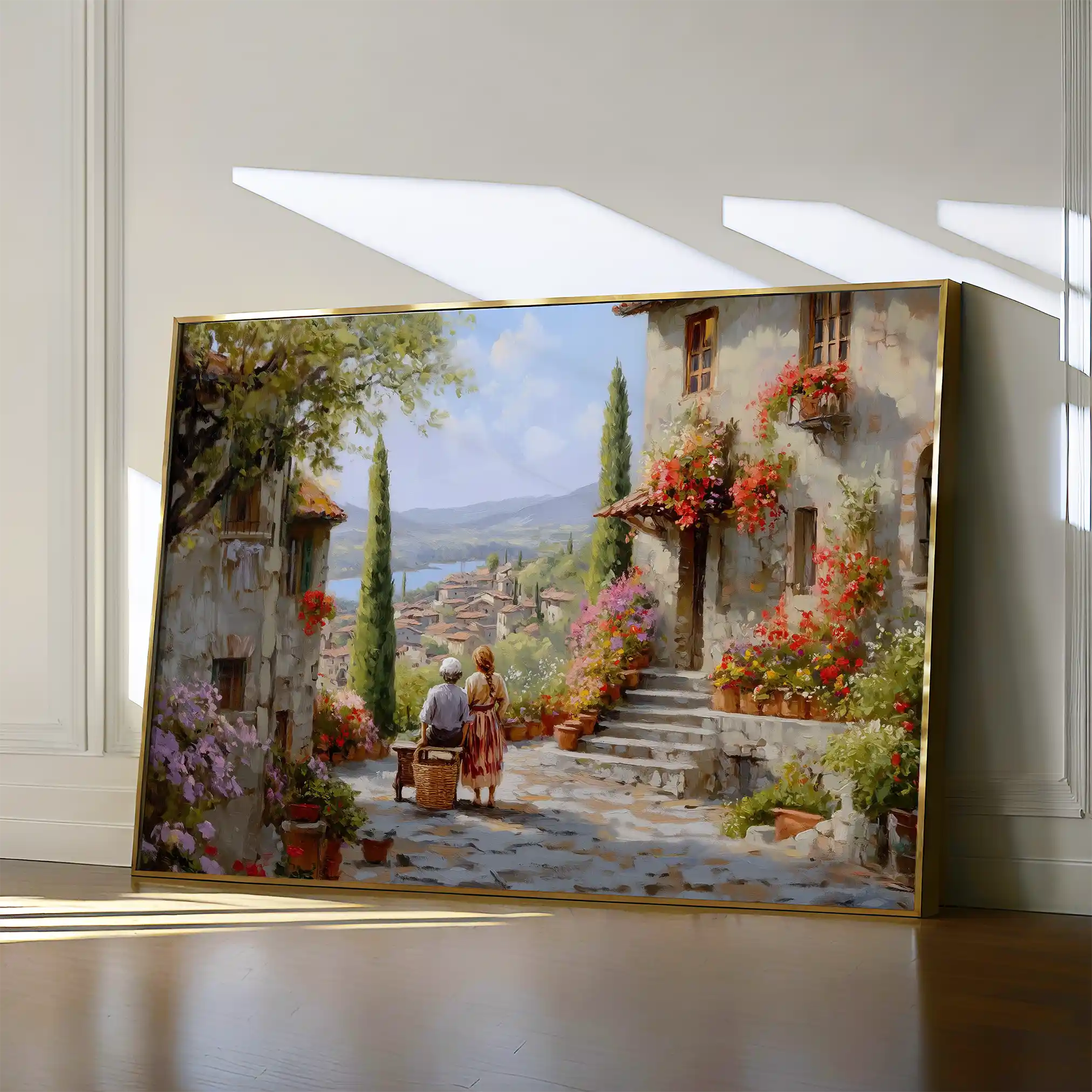 Landscape 435 Canvas Art 90 x 60 cm / Stretched on hidden frame