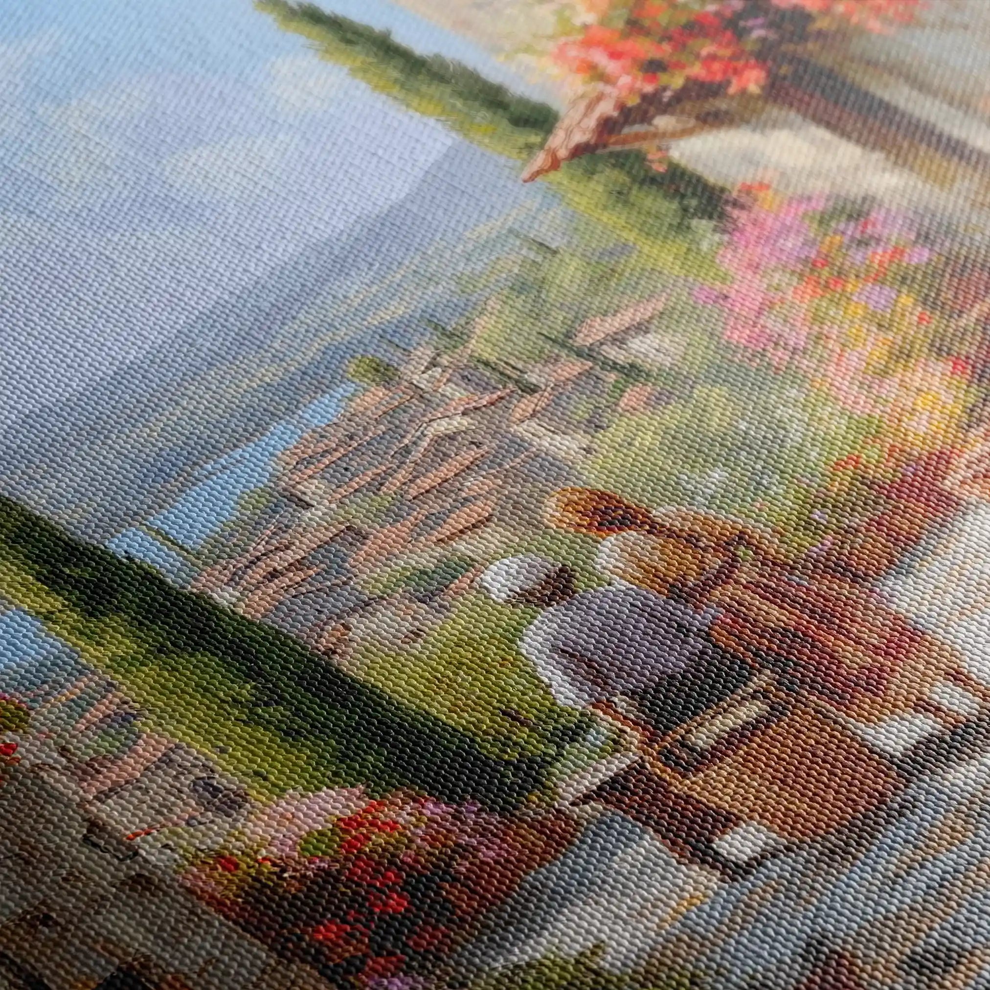Landscape 435 Canvas Art 90 x 60 cm / Stretched on hidden frame