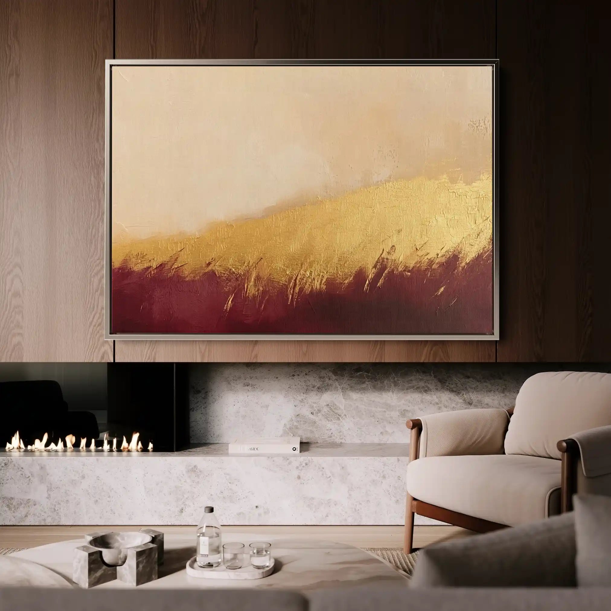 Abstract 436 Canvas Art 60 x 40 cm / Stretched on hidden frame