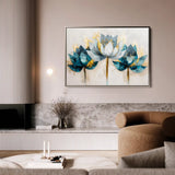 Floral Canvas Wall Art WAD436-F 90 x 60 cm / Stretched on hidden frame