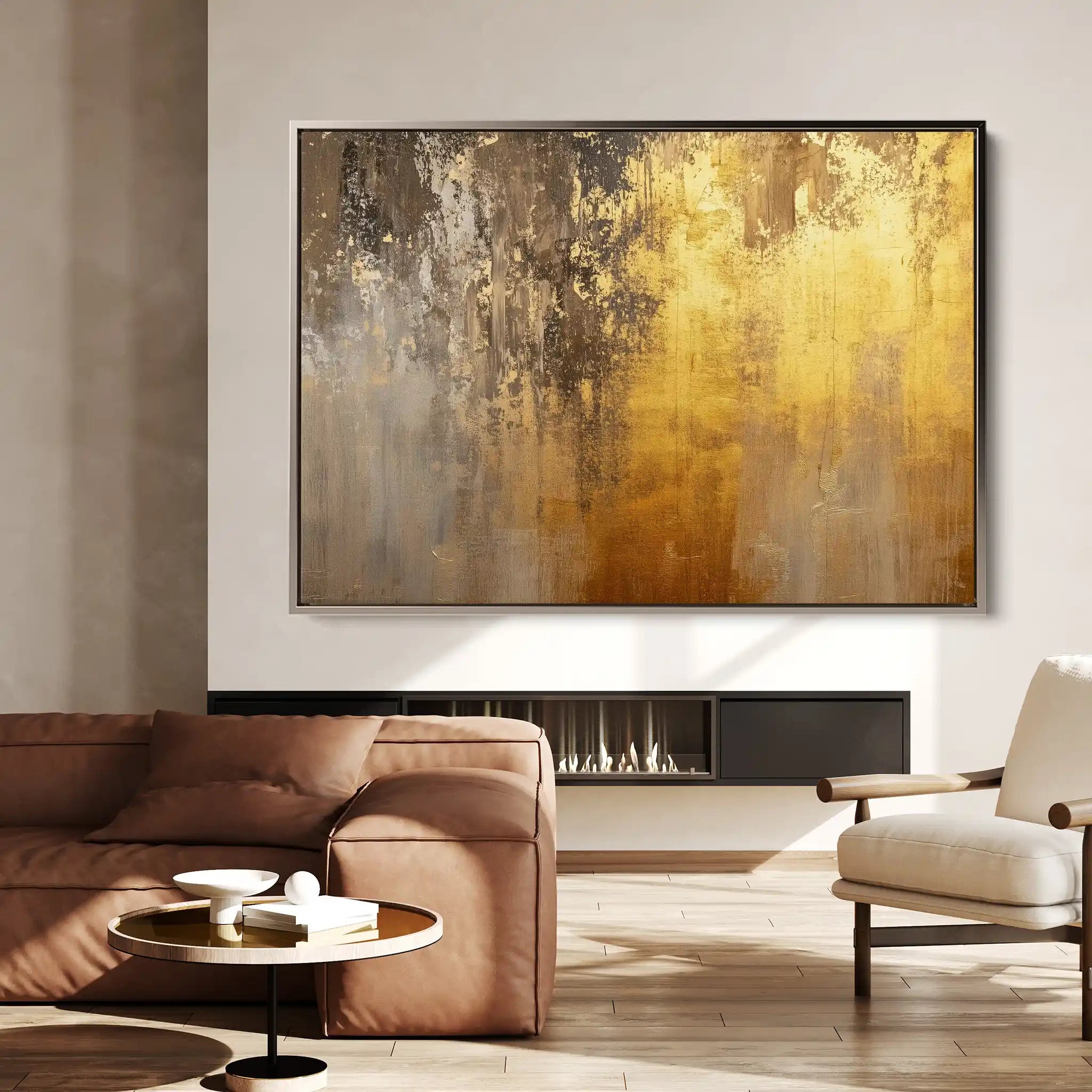 Abstract 438 Canvas Art 60 x 40 cm / Stretched on hidden frame