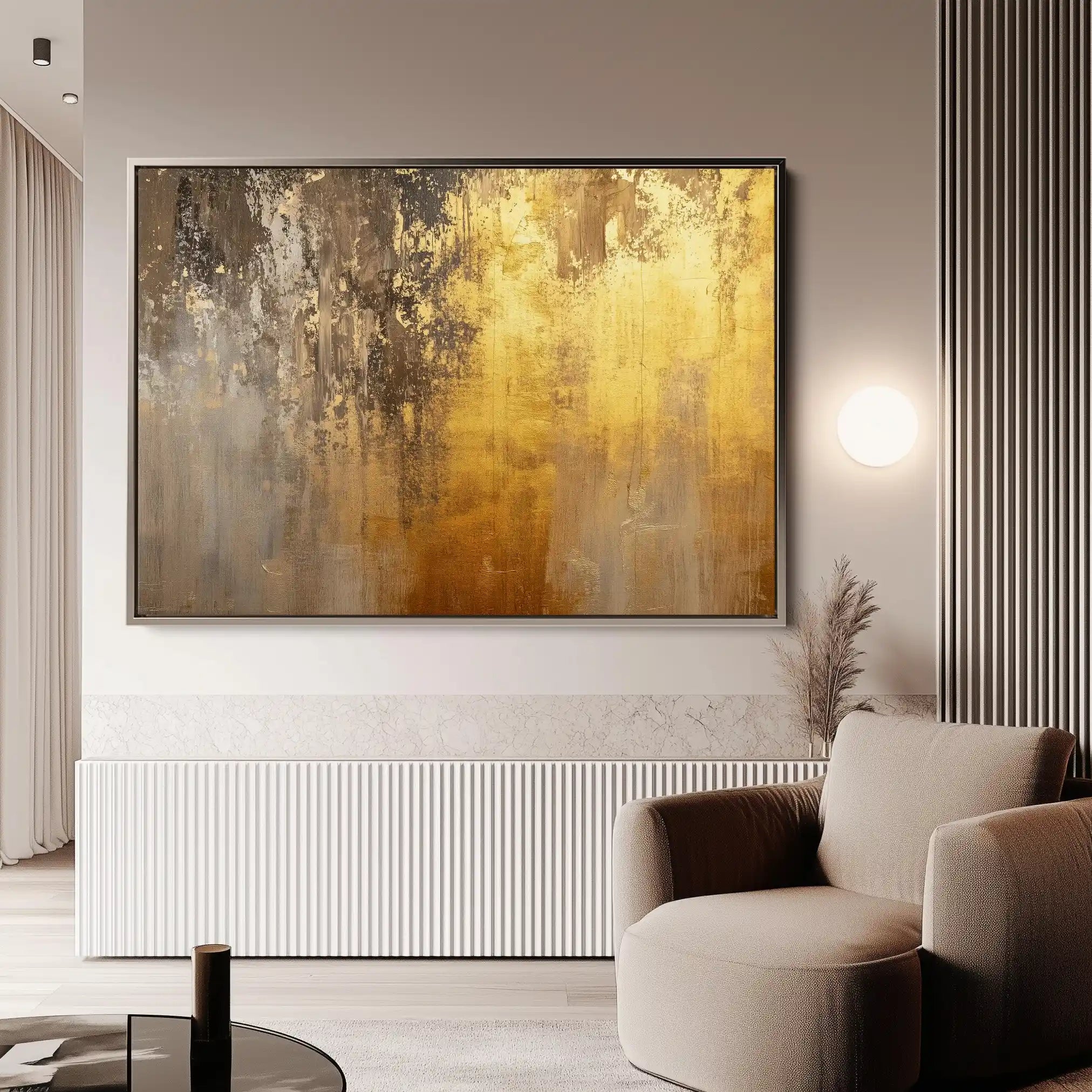 Abstract 438 Canvas Art 60 x 40 cm / Stretched on hidden frame