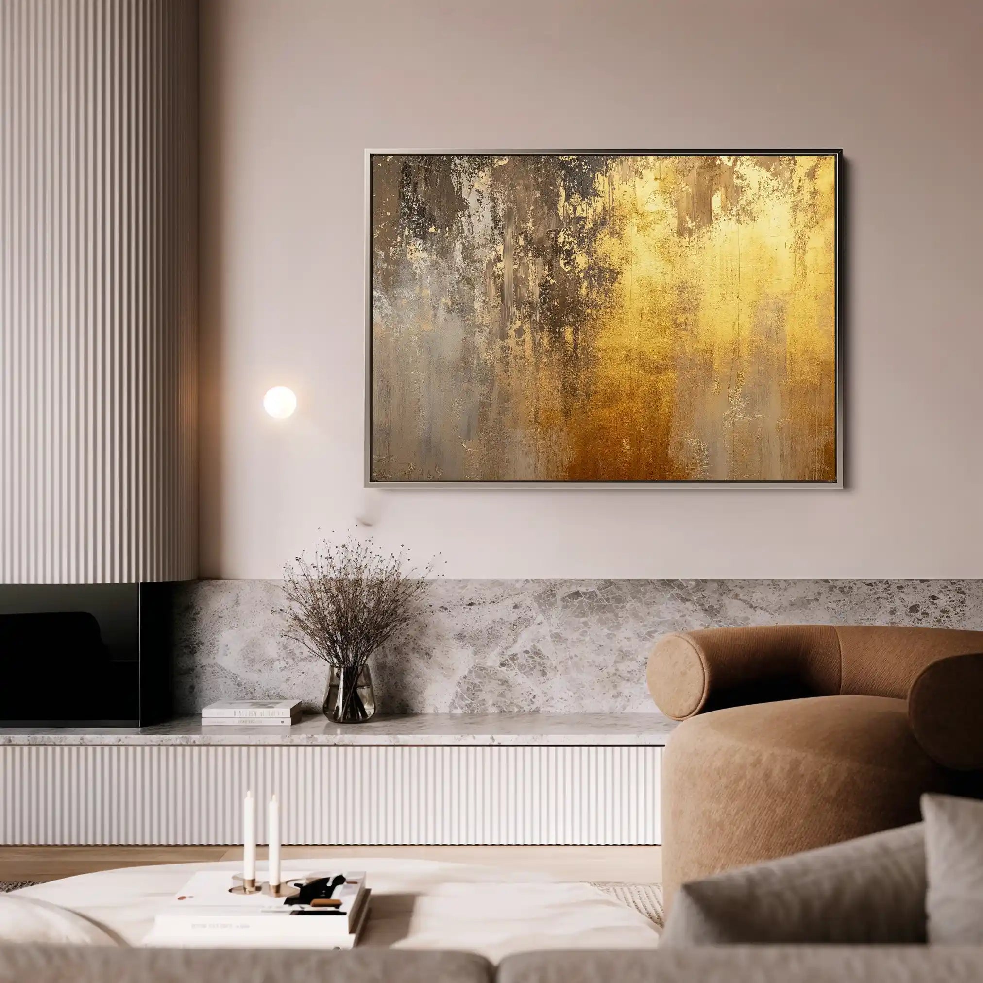 Abstract 438 Canvas Art 60 x 40 cm / Stretched on hidden frame