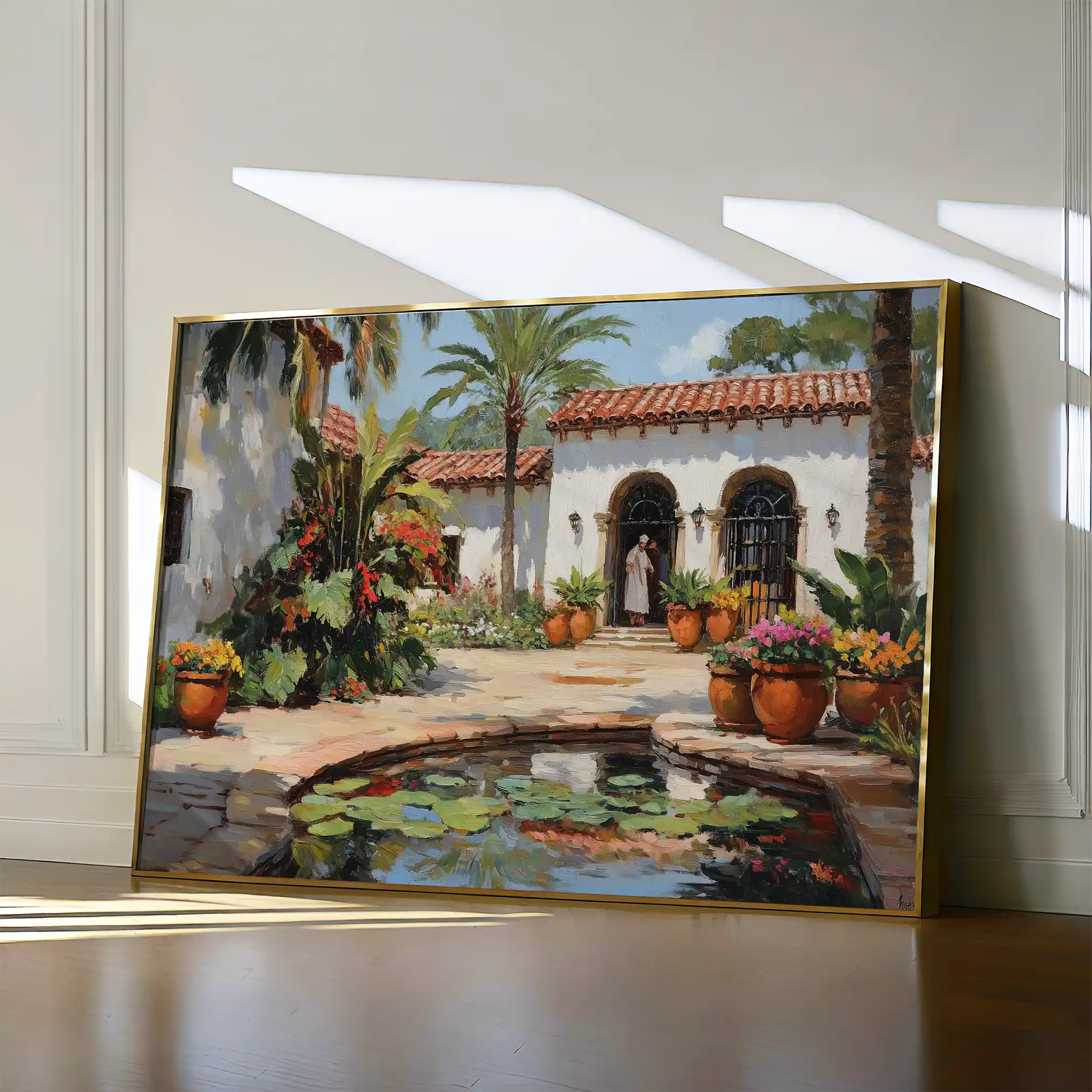 Landscape 438 Canvas Art 90 x 60 cm / Stretched on hidden frame