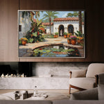 Landscape 438 Canvas Art 90 x 60 cm / Stretched on hidden frame