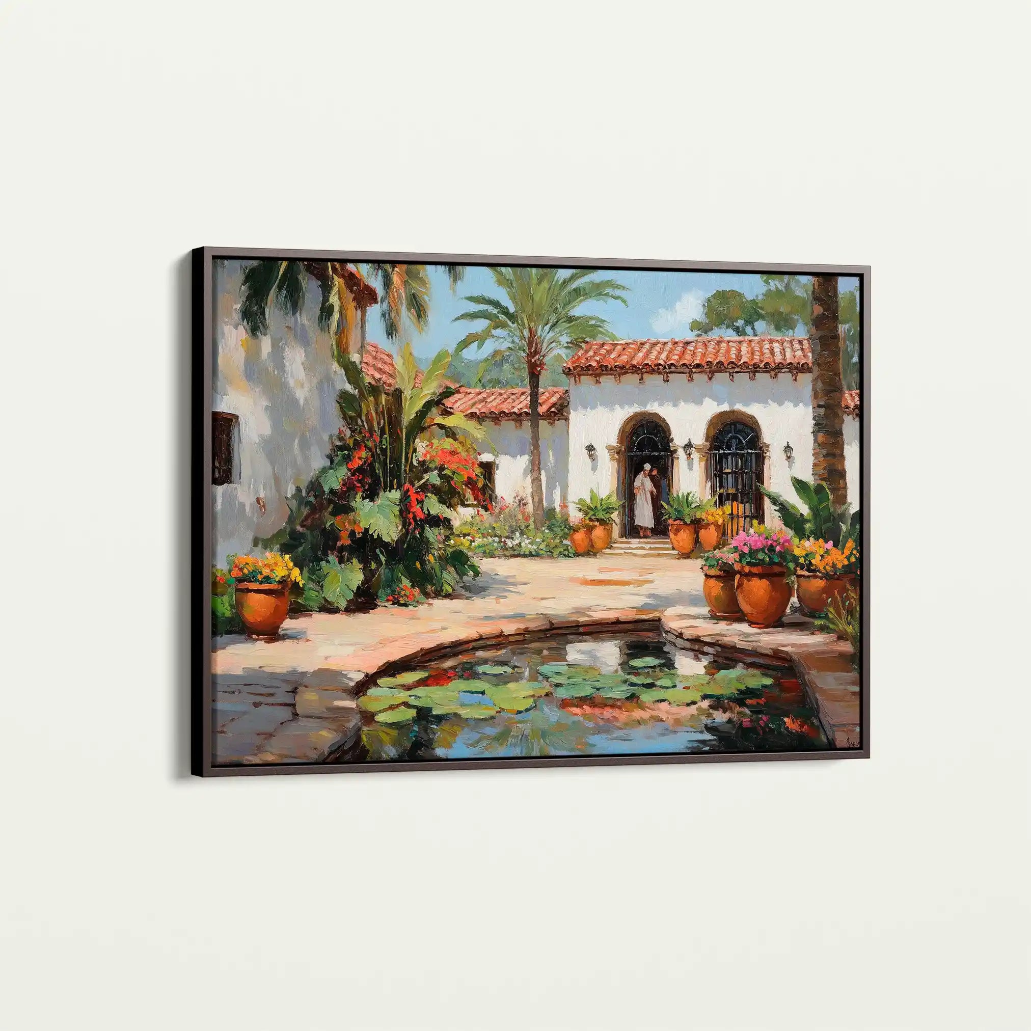 Landscape 438 Canvas Art 90 x 60 cm / Stretched on hidden frame