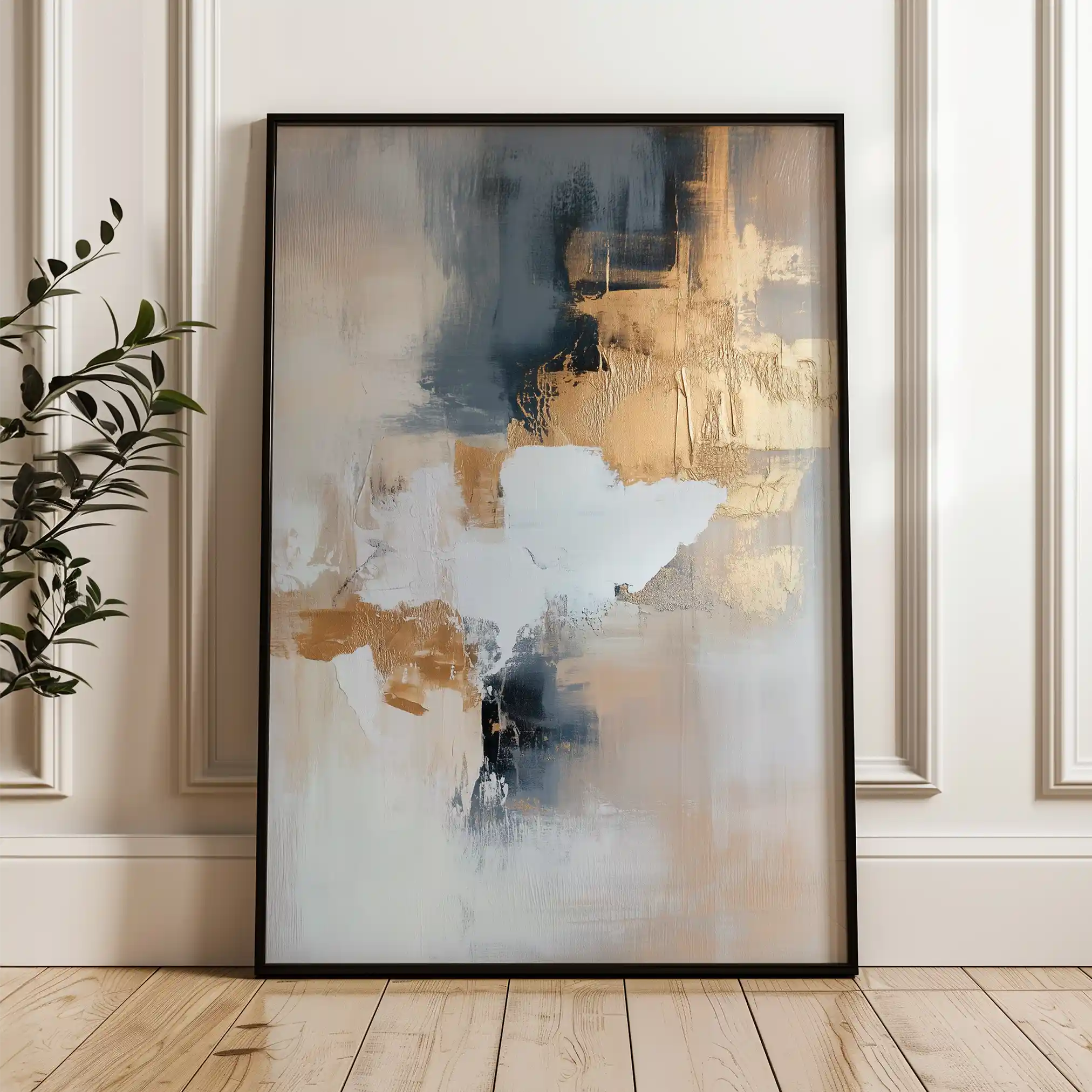 Abstract 440 Canvas Art 60 x 40 cm / Stretched on hidden frame
