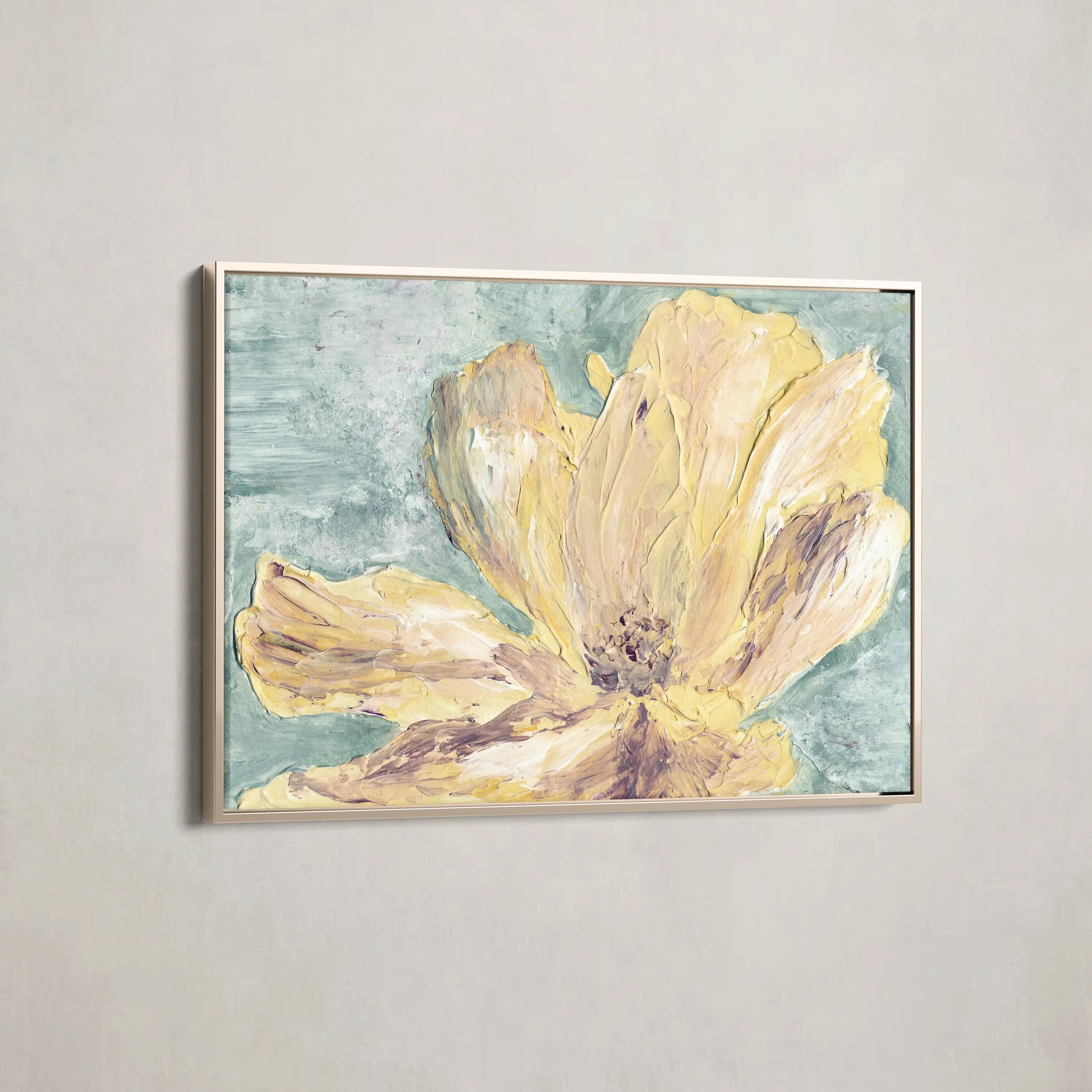 Floral Canvas Wall Art WAD440-F 90 x 60 cm / Stretched on hidden frame