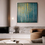 Landscape 440 Canvas Art 80 x 80 cm / Stretched on hidden frame