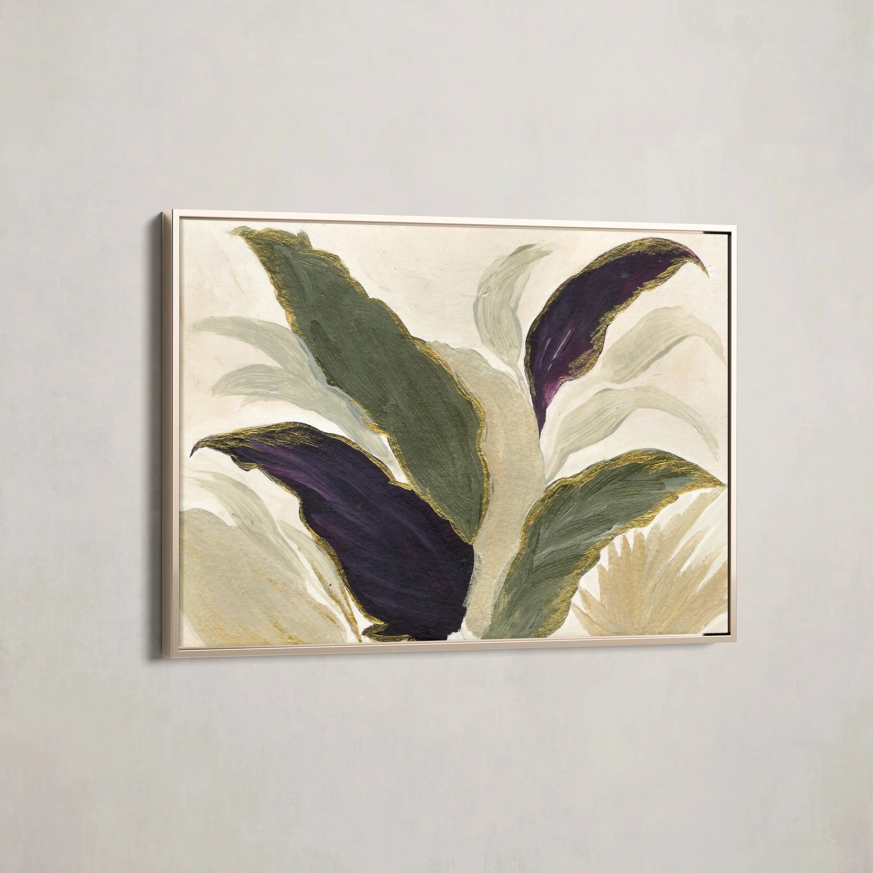 Floral Canvas Wall Art WAD442-F 90 x 60 cm / Stretched on hidden frame