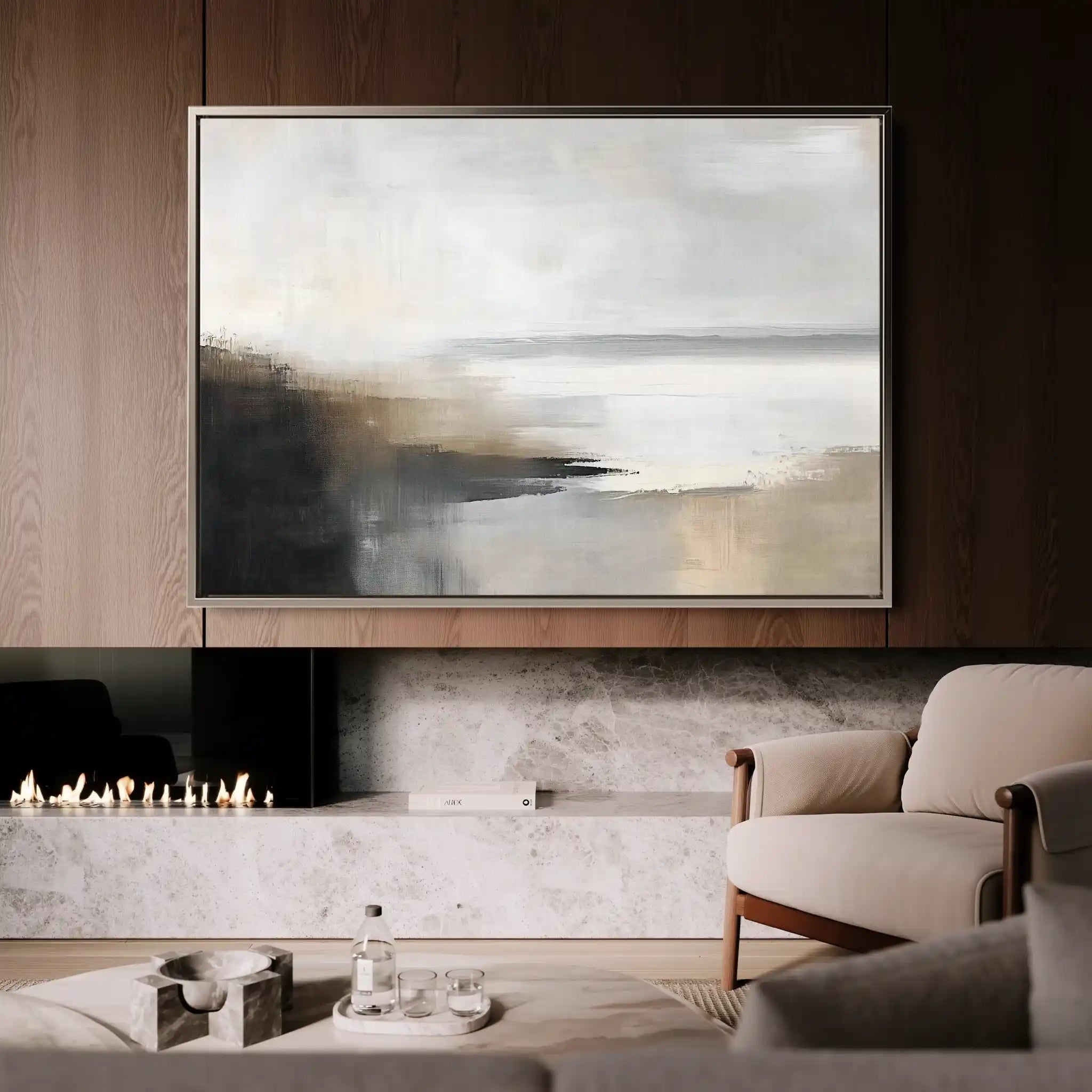 Abstract 444 Canvas Art 60 x 40 cm / Stretched on hidden frame