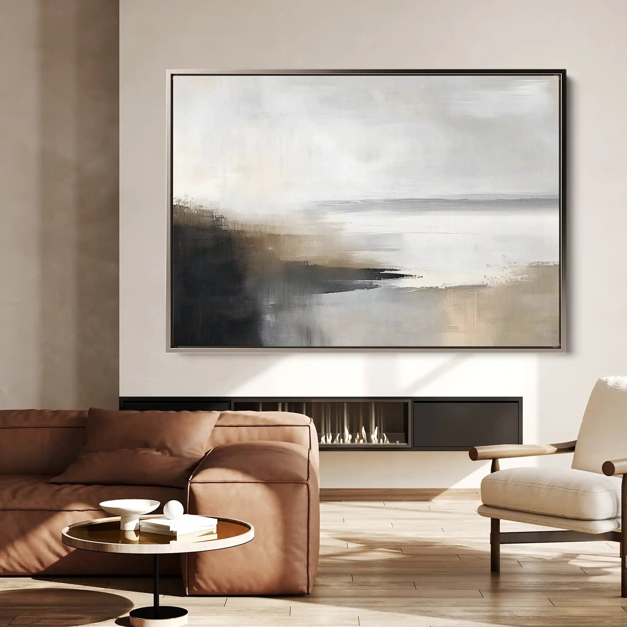 Abstract 444 Canvas Art 60 x 40 cm / Stretched on hidden frame