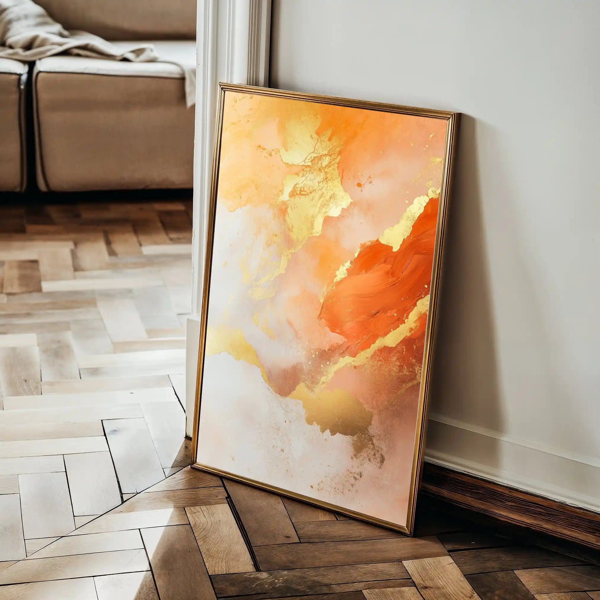 Abstract 446 Canvas Art 60 x 40 cm / Stretched on hidden frame