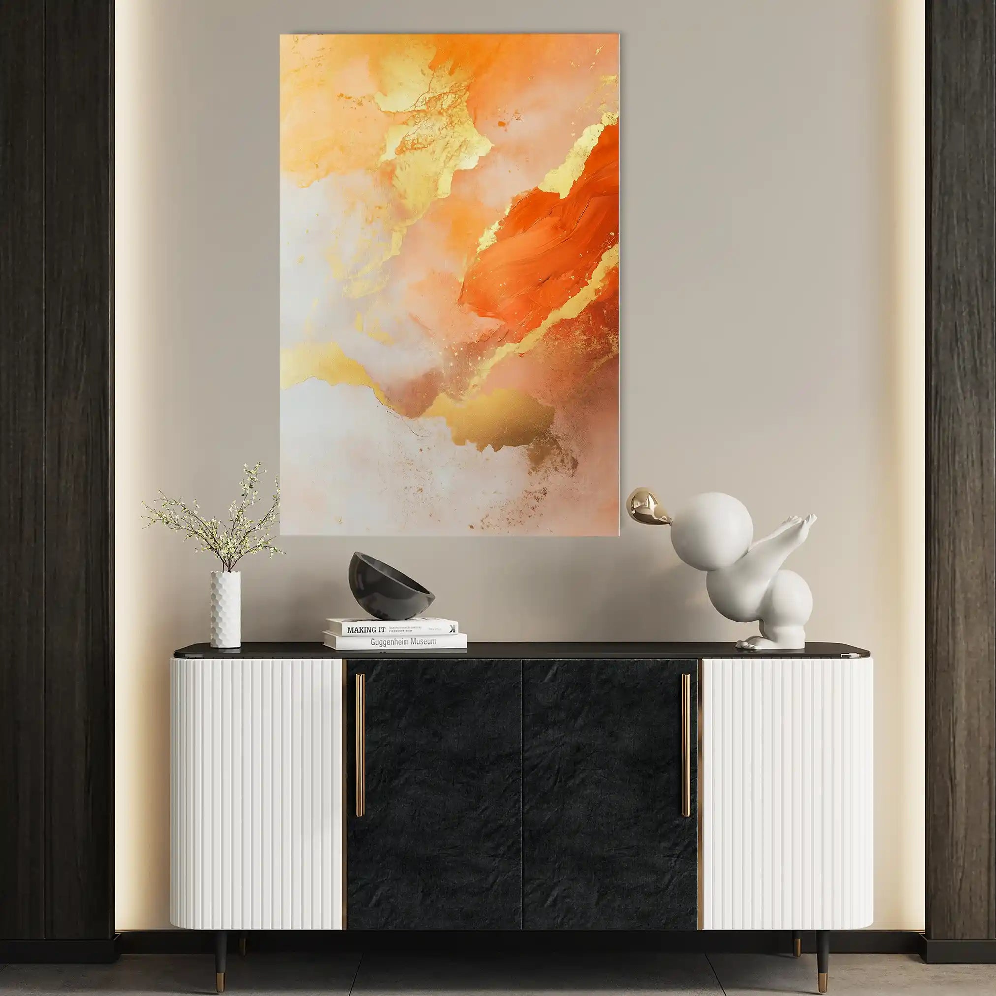Abstract 446 Canvas Art 60 x 40 cm / Stretched on hidden frame