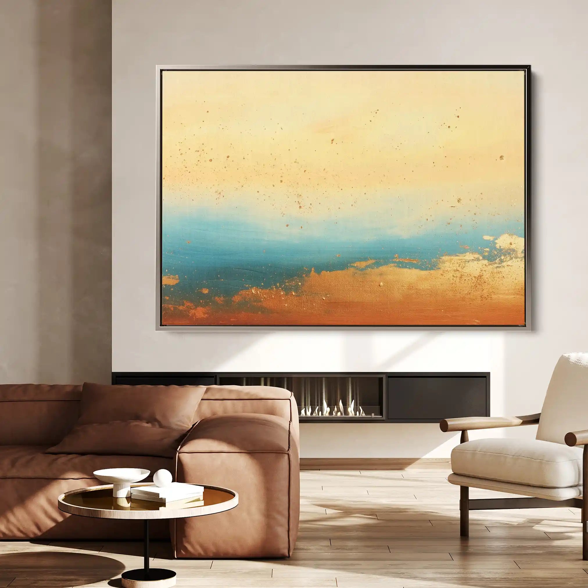 Abstract 448 Canvas Art 60 x 40 cm / Stretched on hidden frame