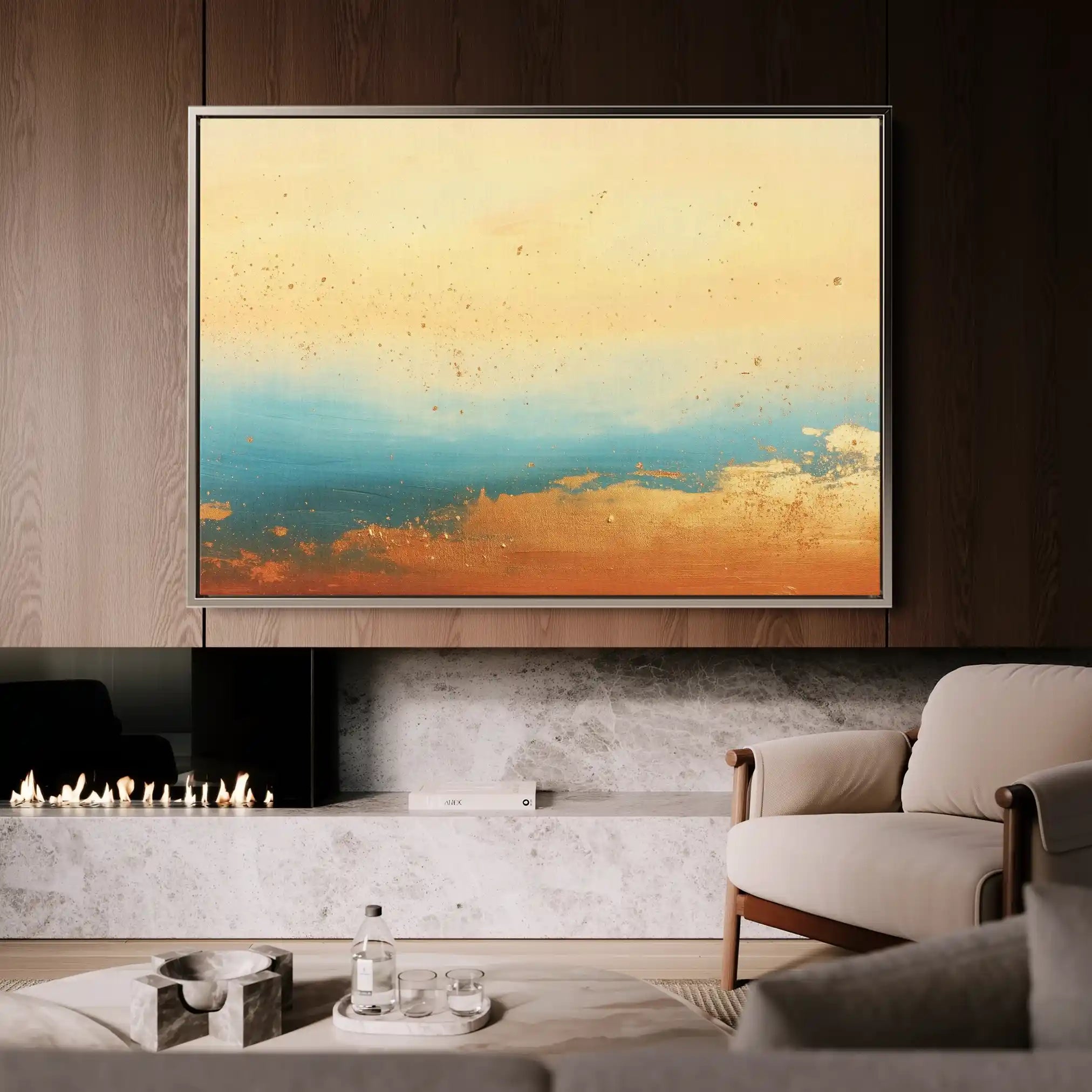 Abstract 448 Canvas Art 60 x 40 cm / Stretched on hidden frame