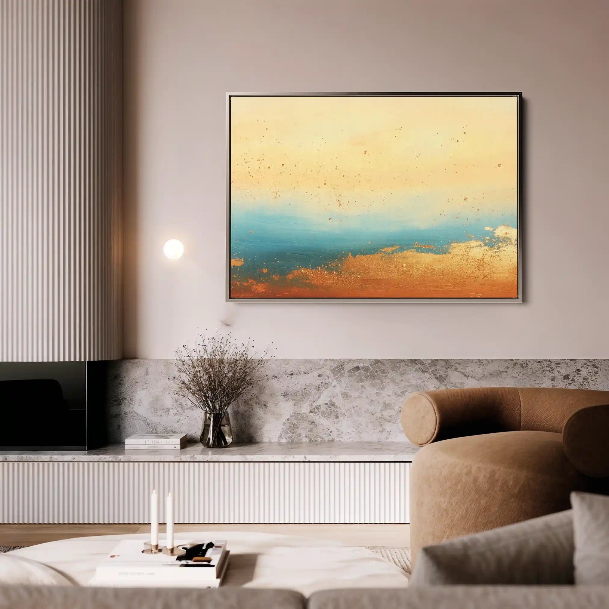 Abstract 448 Canvas Art 60 x 40 cm / Stretched on hidden frame