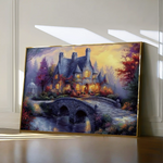 Landscape 448 Canvas Art 90 x 60 cm / Stretched on hidden frame
