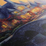 Landscape 448 Canvas Art 90 x 60 cm / Stretched on hidden frame