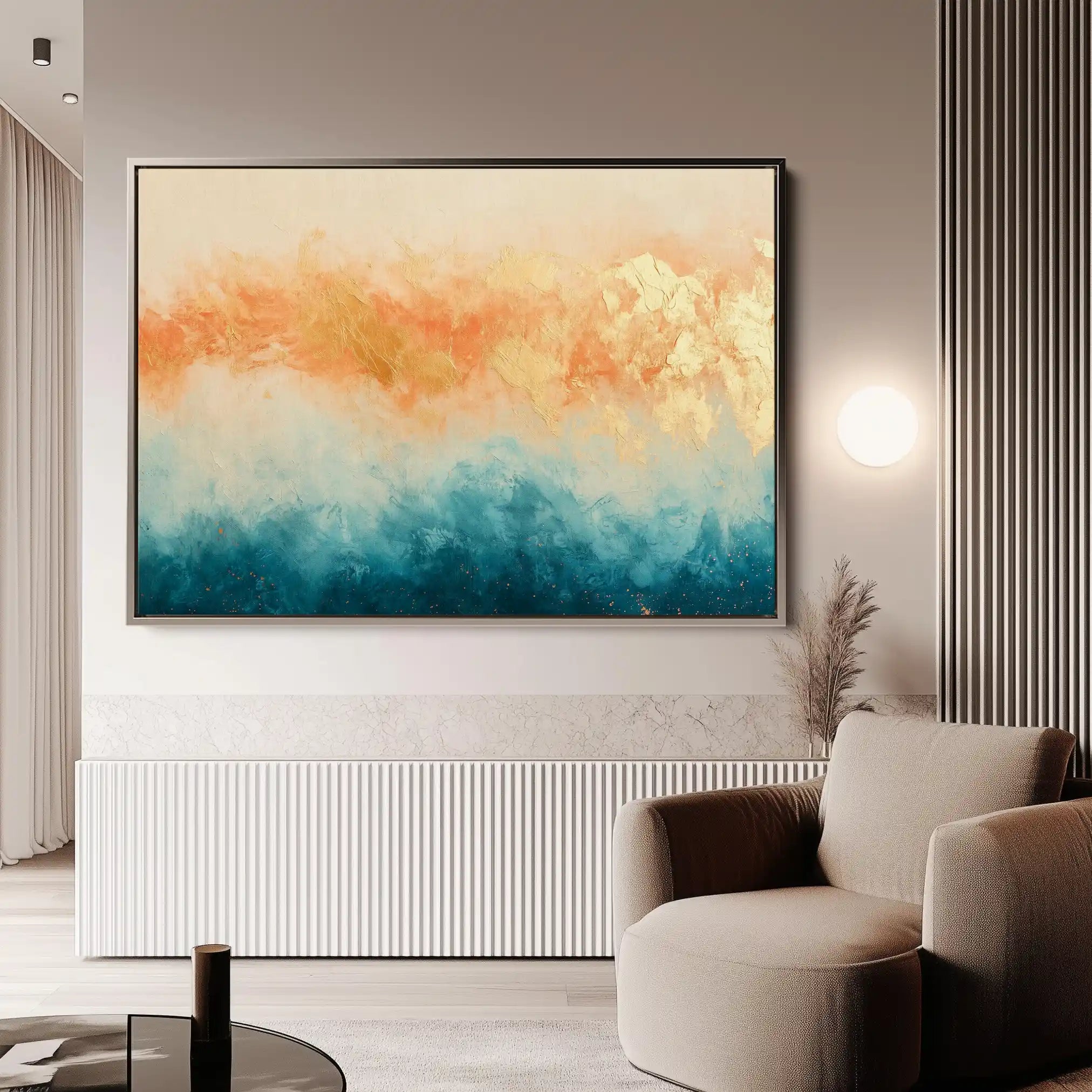 Abstract 449 Canvas Art 60 x 40 cm / Stretched on hidden frame