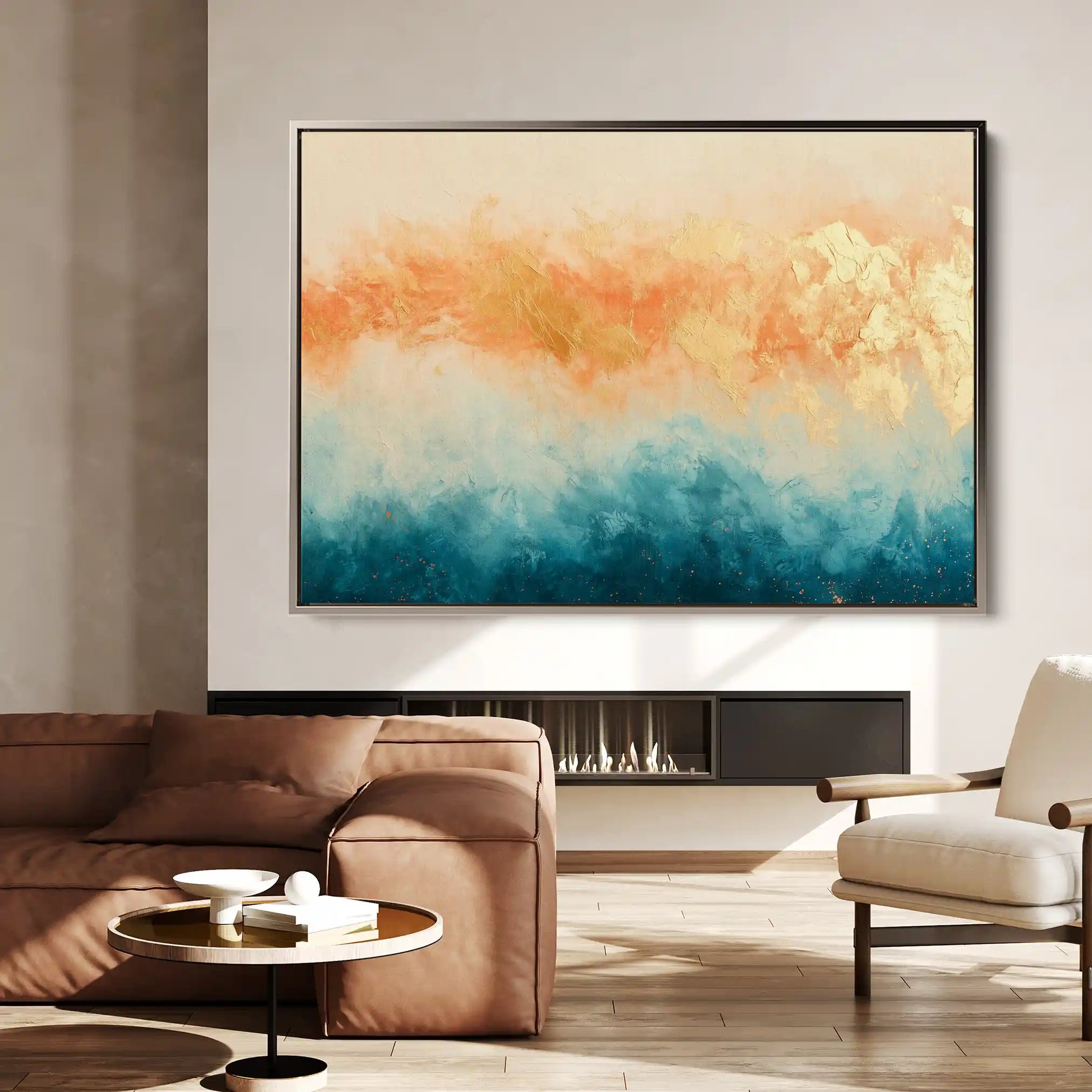 Abstract 449 Canvas Art 60 x 40 cm / Stretched on hidden frame