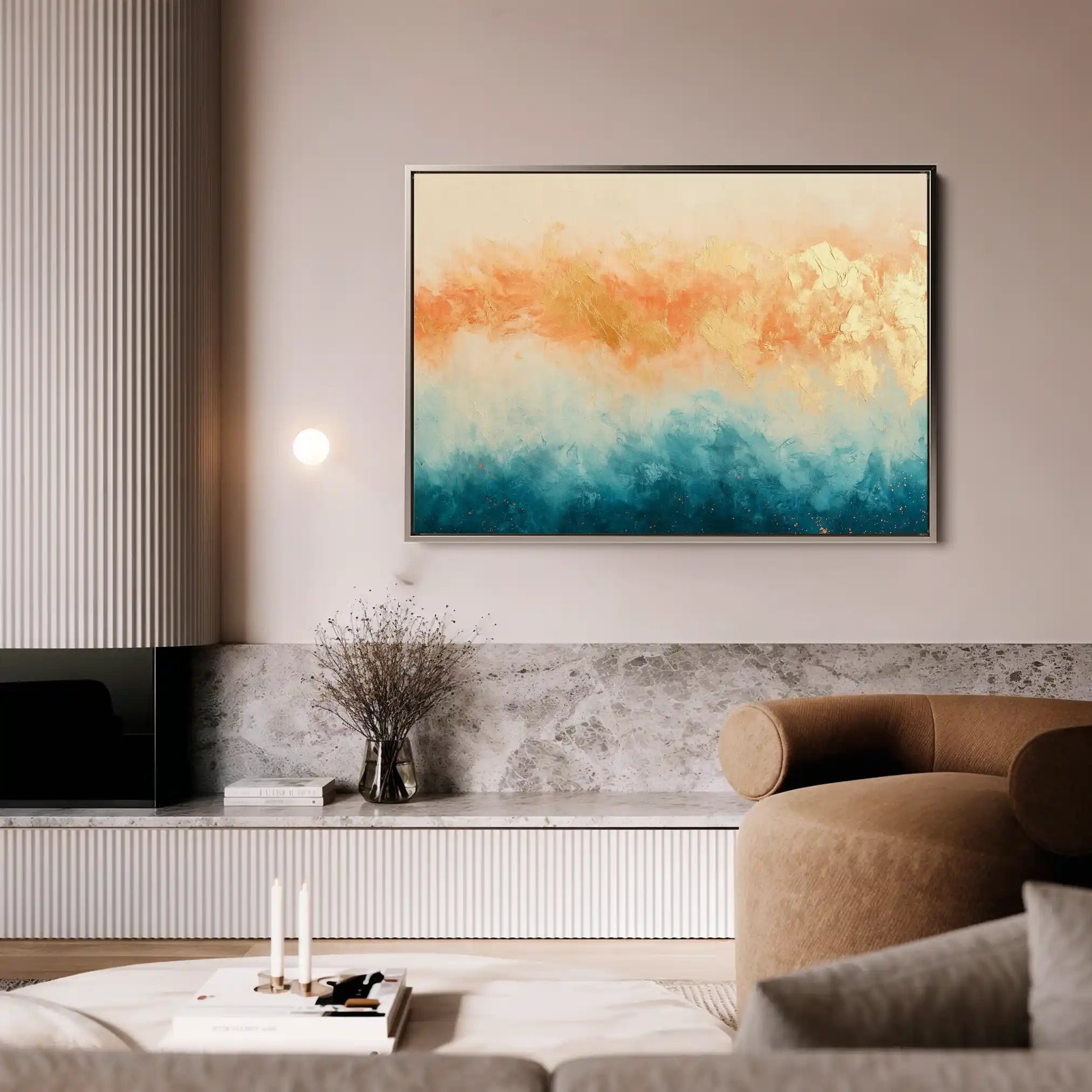 Abstract 449 Canvas Art 60 x 40 cm / Stretched on hidden frame