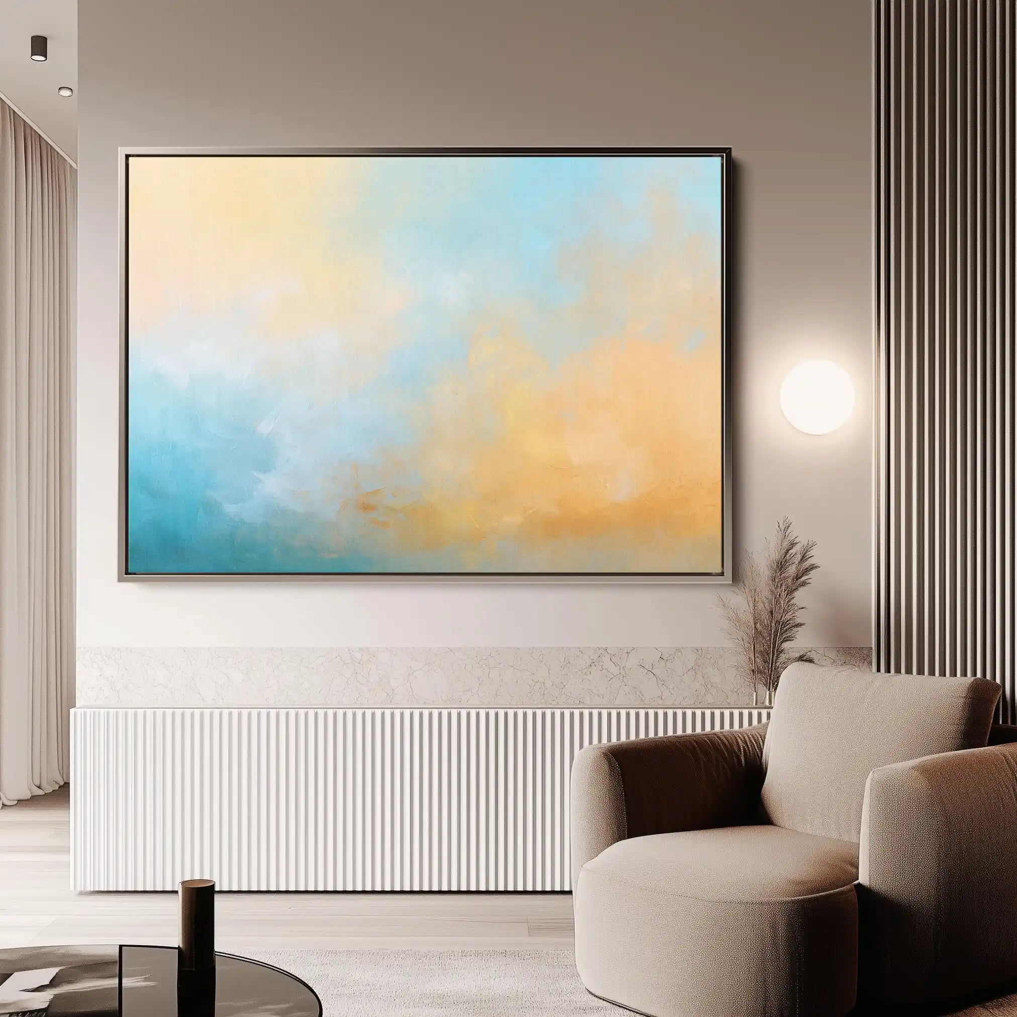 Abstract 450 Canvas Art 60 x 40 cm / Stretched on hidden frame