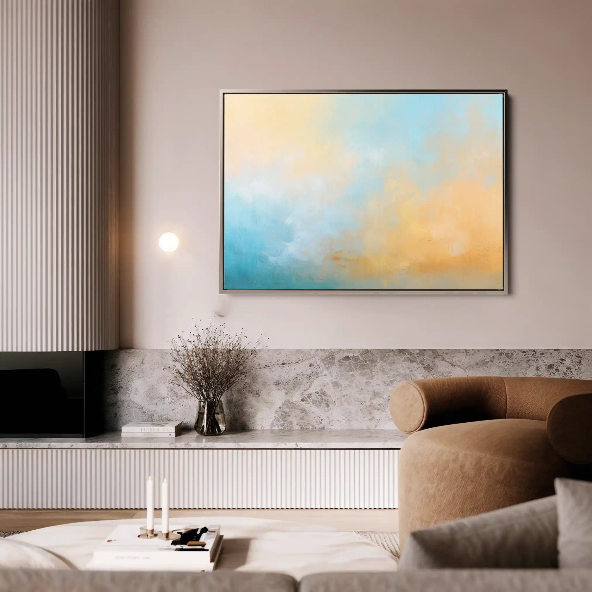 Abstract 450 Canvas Art 60 x 40 cm / Stretched on hidden frame