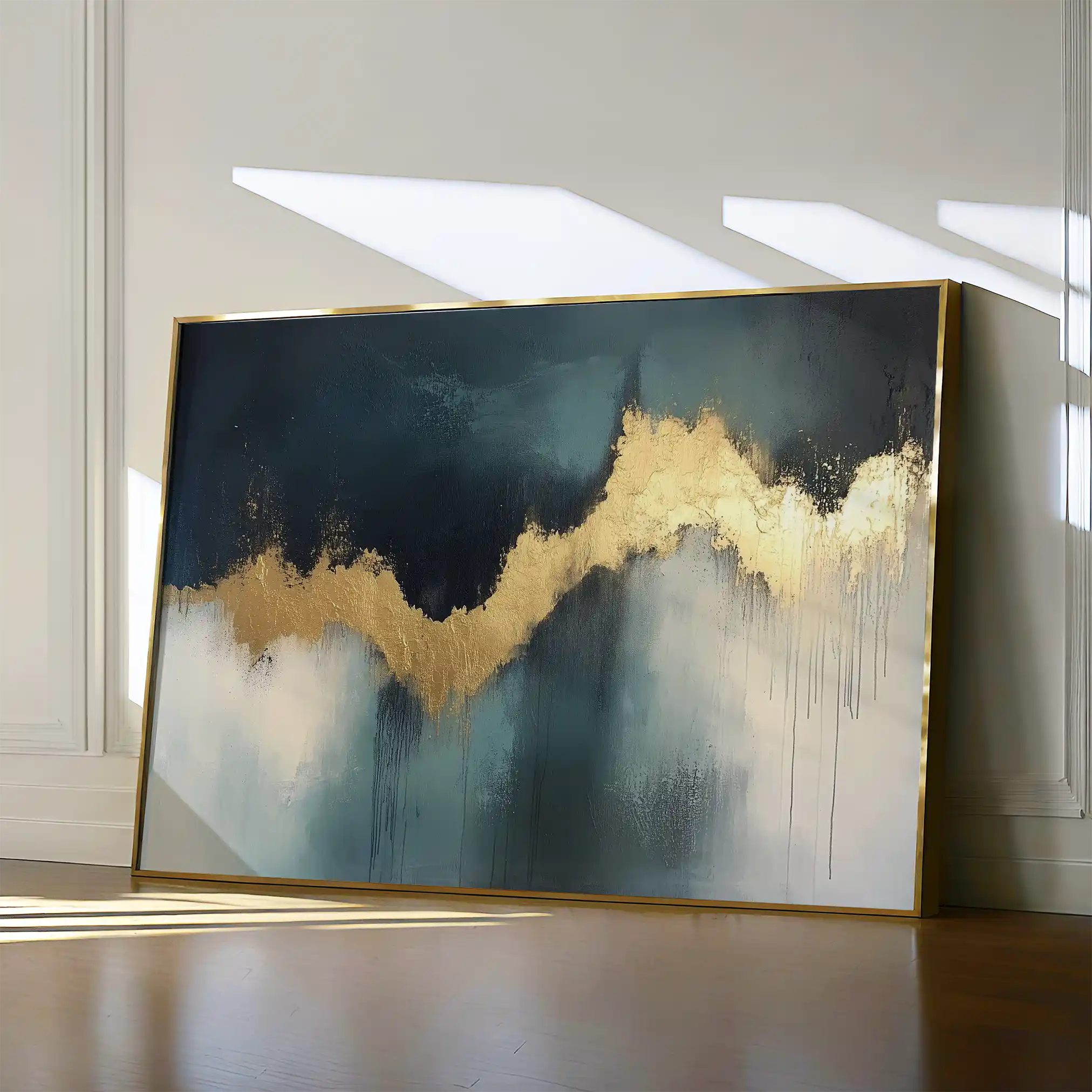 Abstract 451 Canvas Art 60 x 40 cm / Stretched on hidden frame