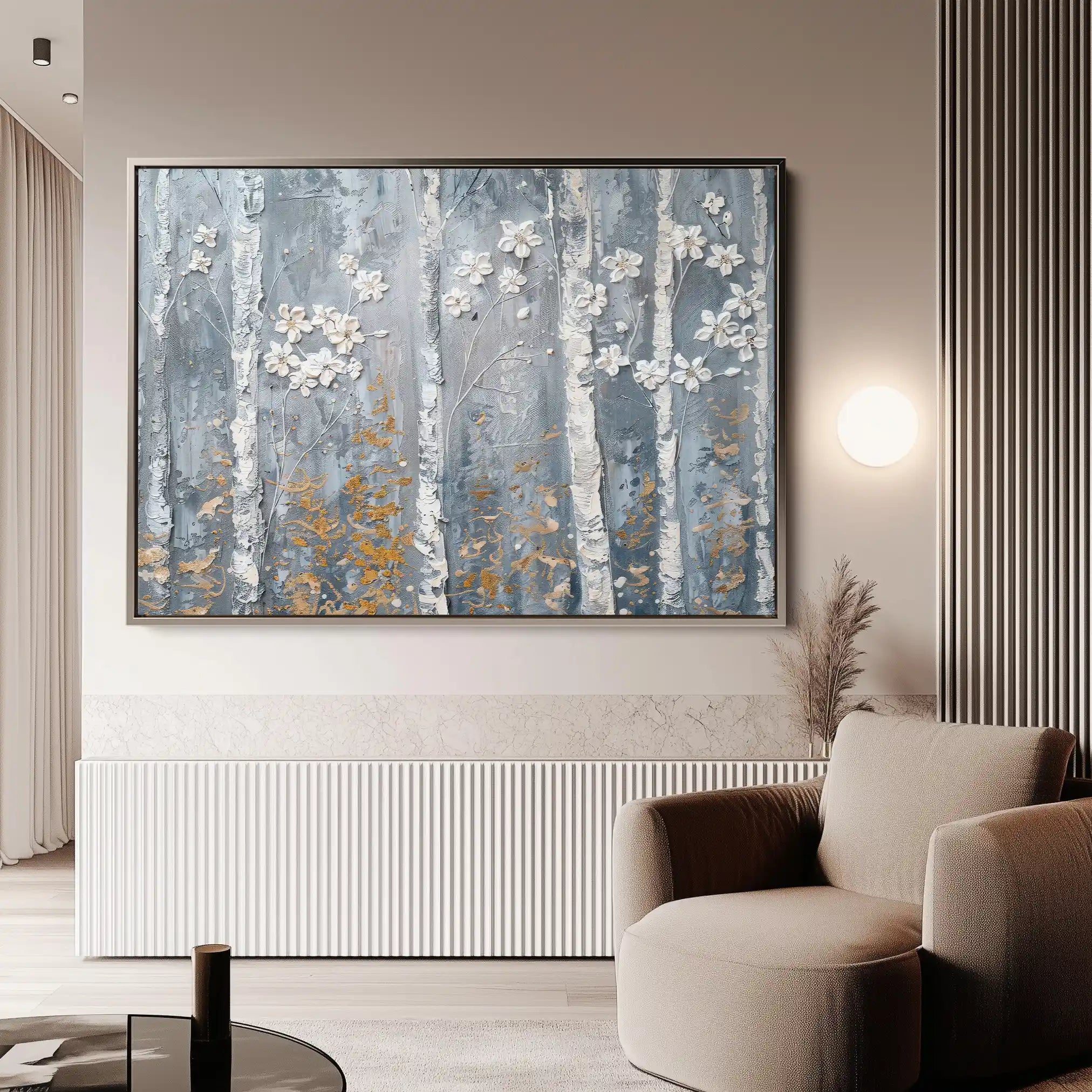 Floral Canvas Wall Art WAD453-F 90 x 60 cm / Stretched on hidden frame