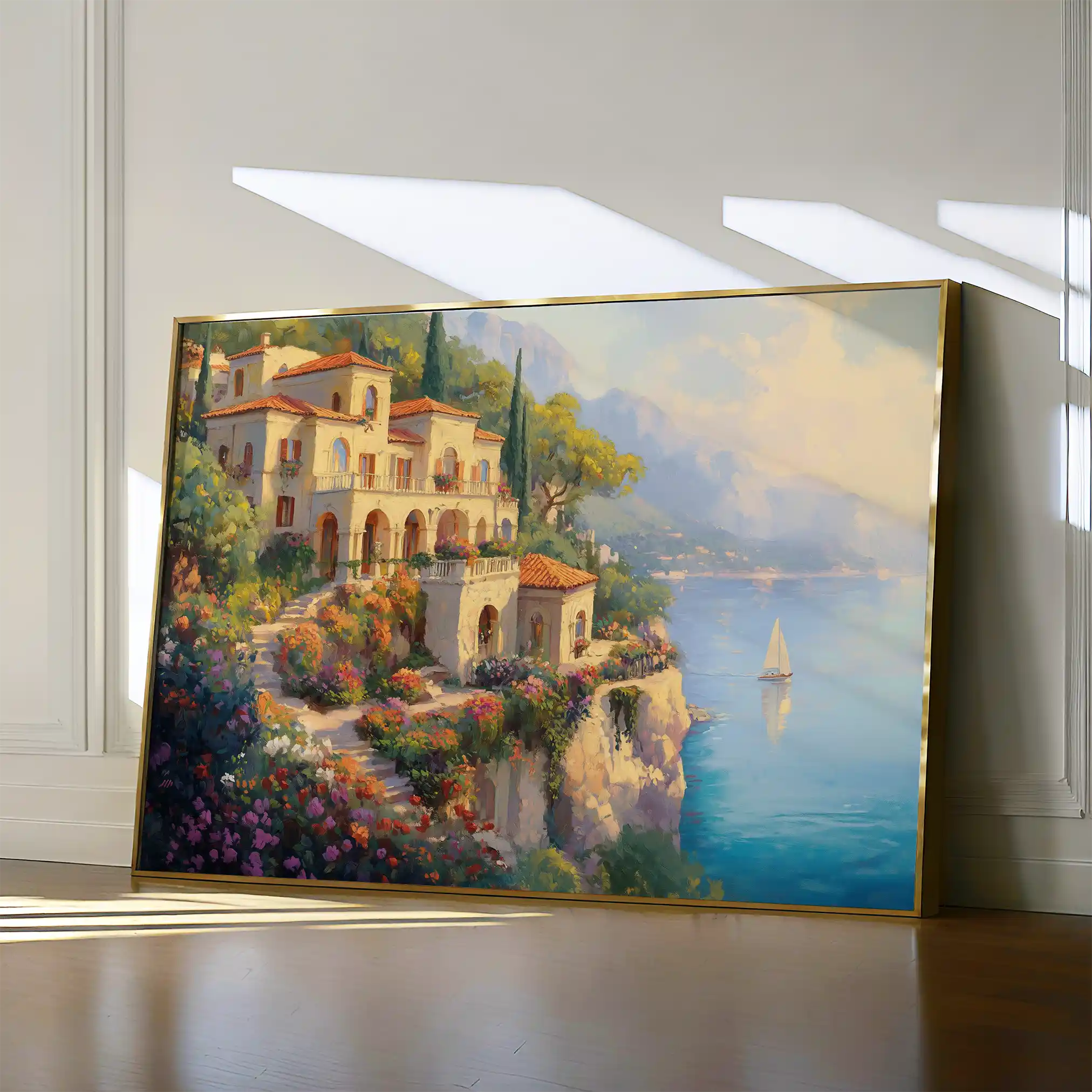 Landscape 454 Canvas Art 90 x 60 cm / Stretched on hidden frame